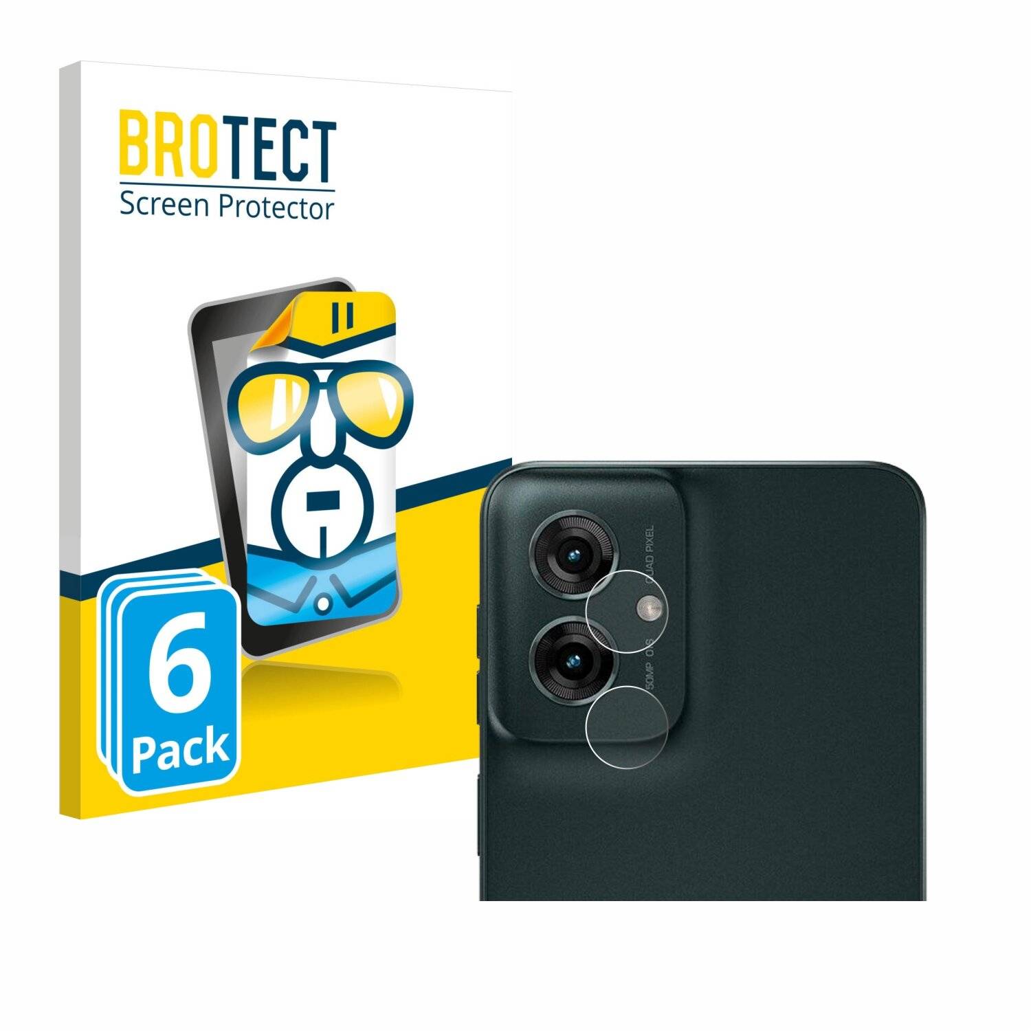 6x BROTECT Displayschutz-Folie für Motorola Moto G55 (NUR