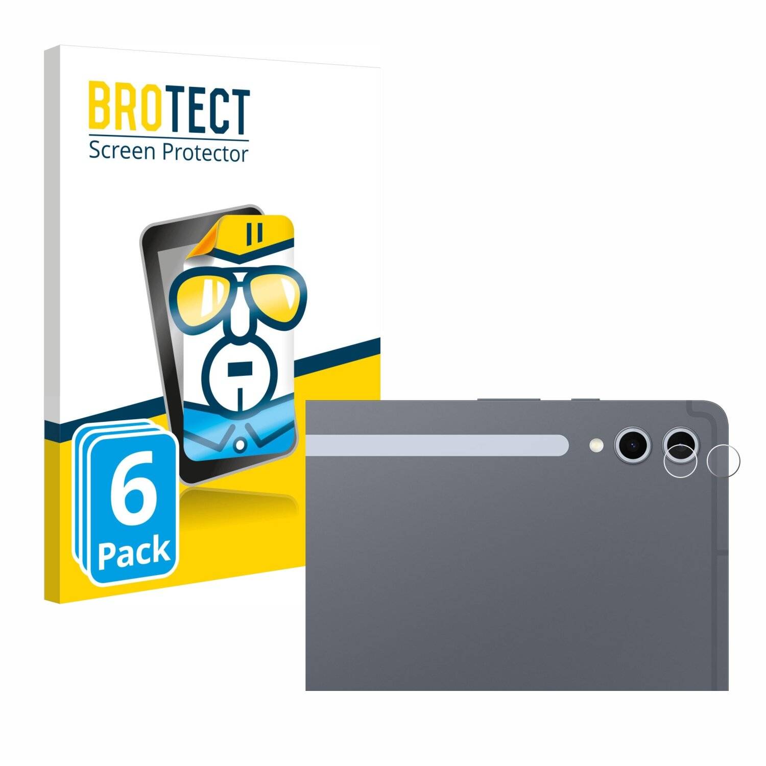 6x BROTECT Displayschutz-Folie für Samsung Galaxy Tab S10 Ultra WiFi (NUR