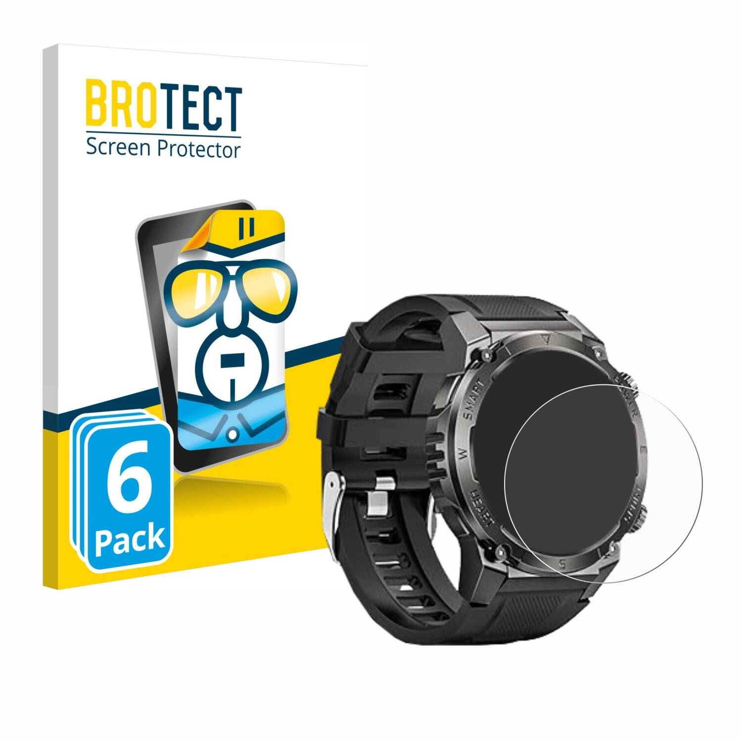 6x BROTECT Displayschutz-Folie für Dekelife G55