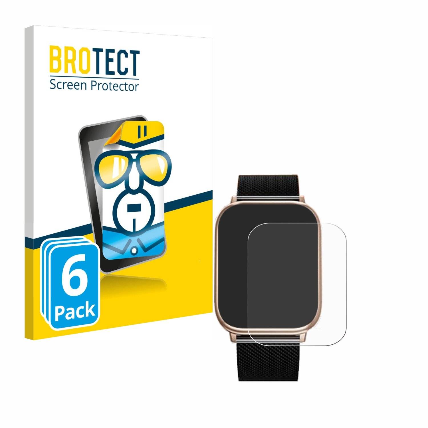 6x BROTECT Displayschutz-Folie für RifePhi G51