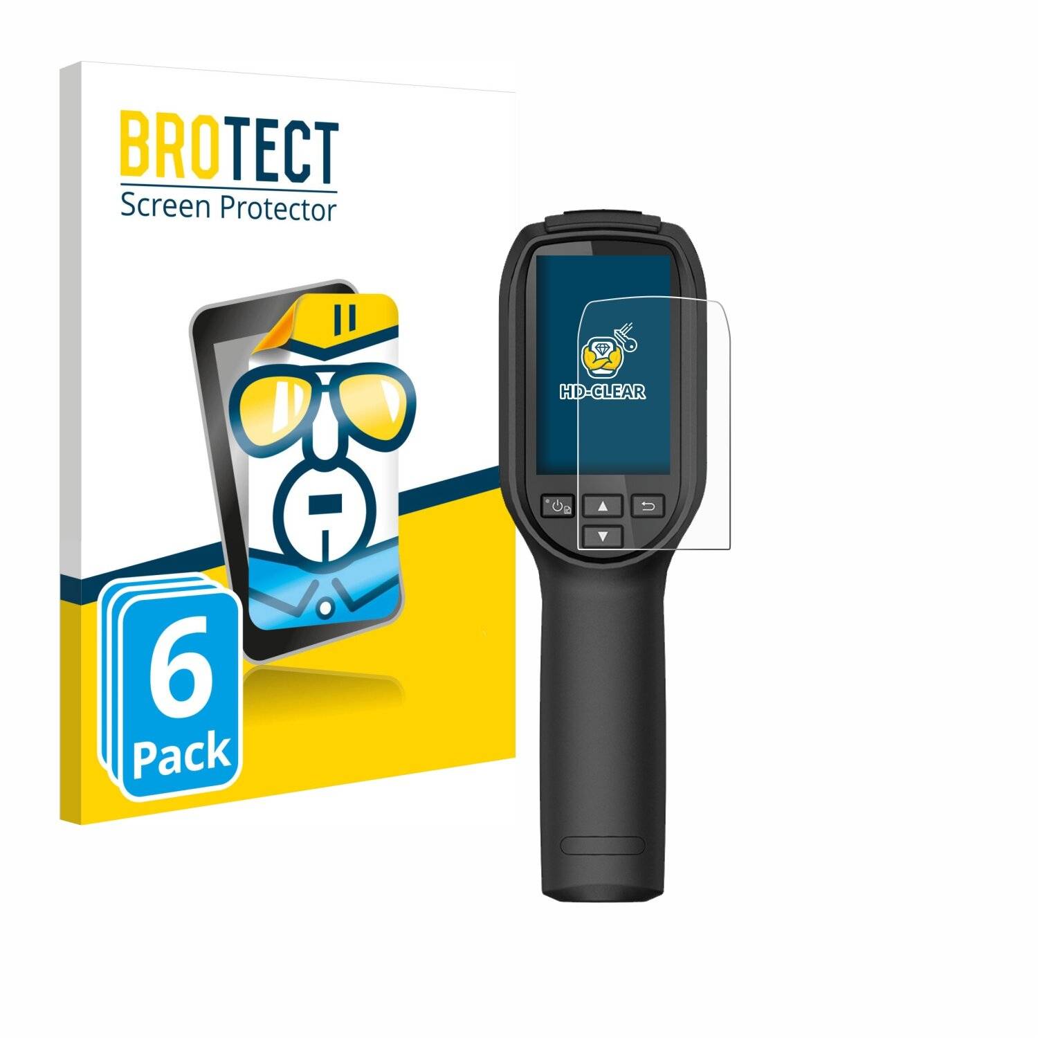 6x BROTECT Displayschutz-Folie für Hikmicro Eco /