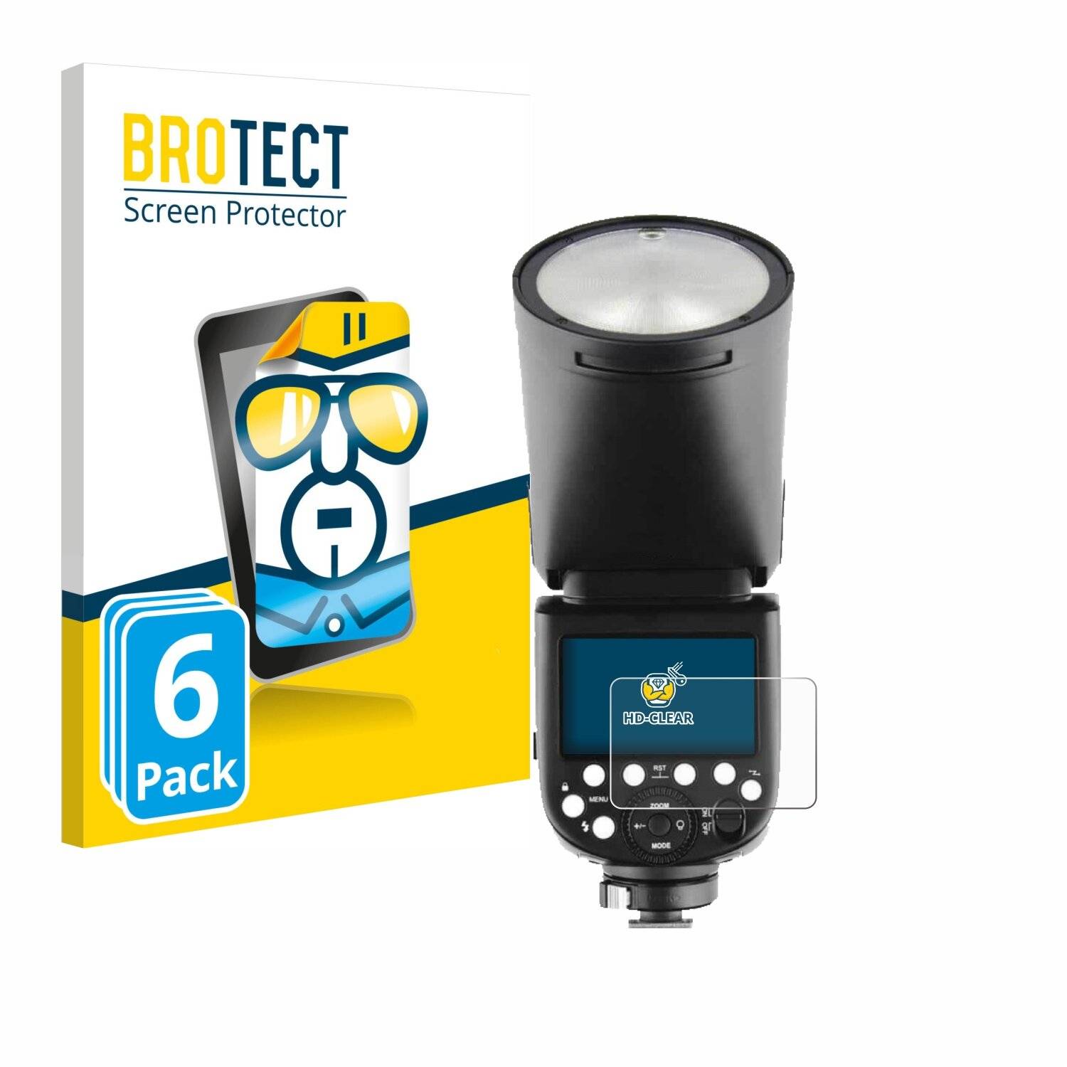 6x BROTECT Displayschutz-Folie für Godox TT685