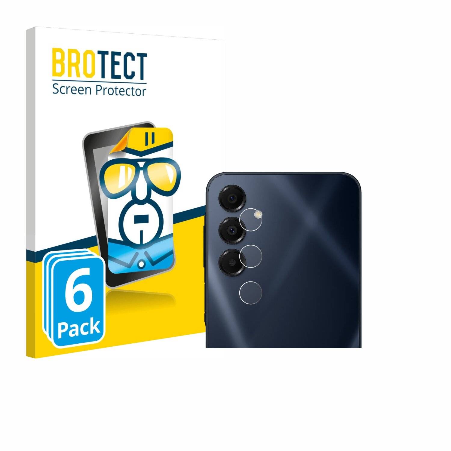 6x BROTECT Displayschutz-Folie für Samsung Galaxy A16 5G (NUR