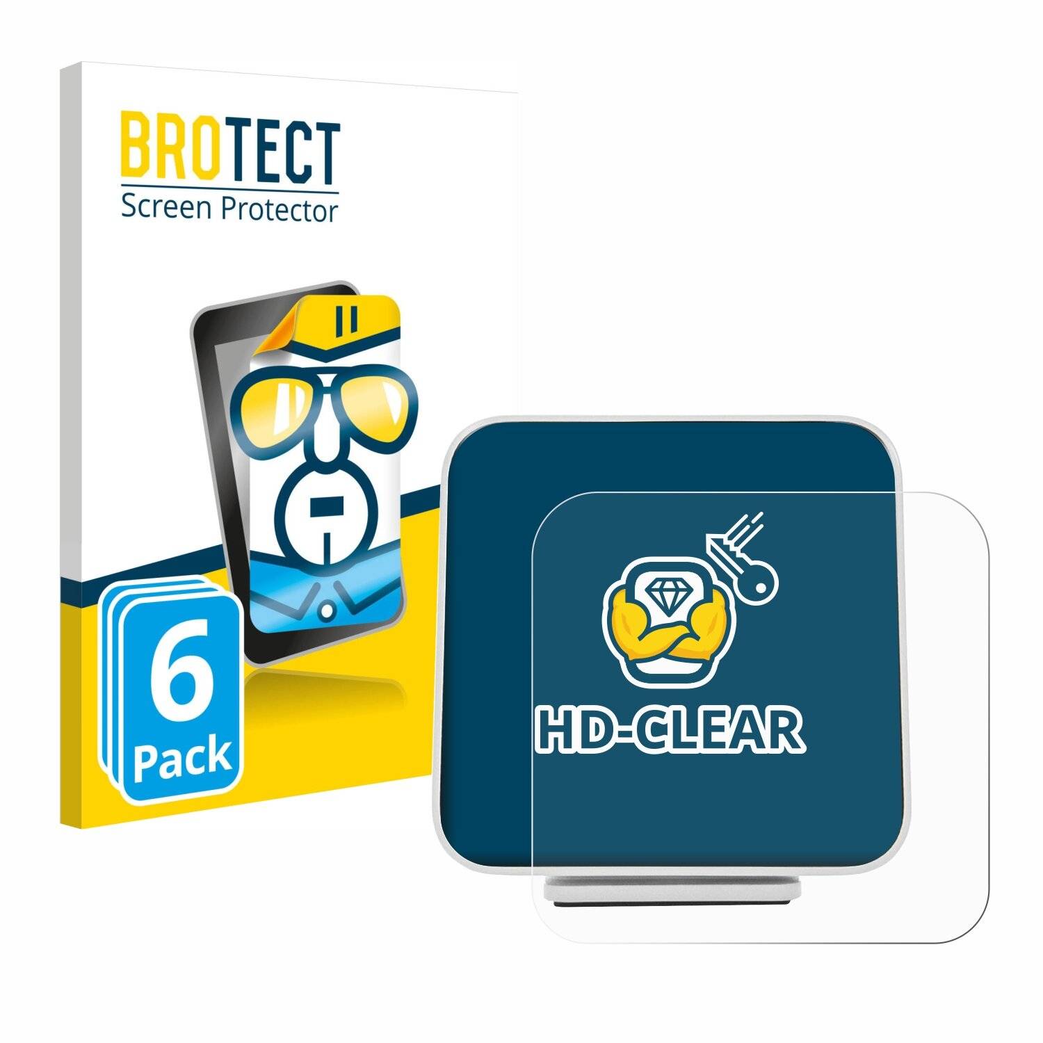 6x BROTECT Displayschutz-Folie für Honeywell D6 Pro