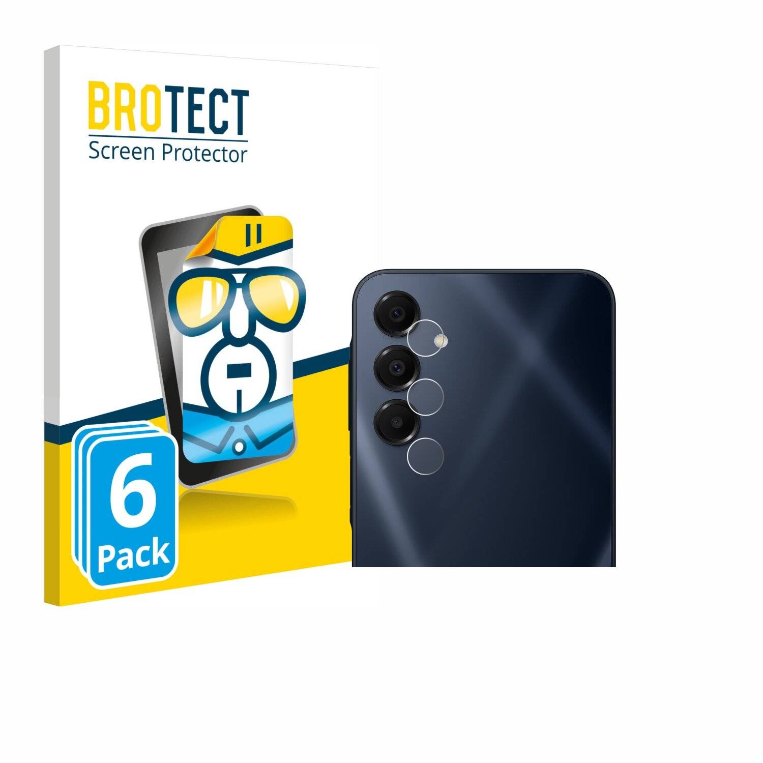 6x BROTECT Displayschutz-Folie für Samsung Galaxy A16 4G (NUR