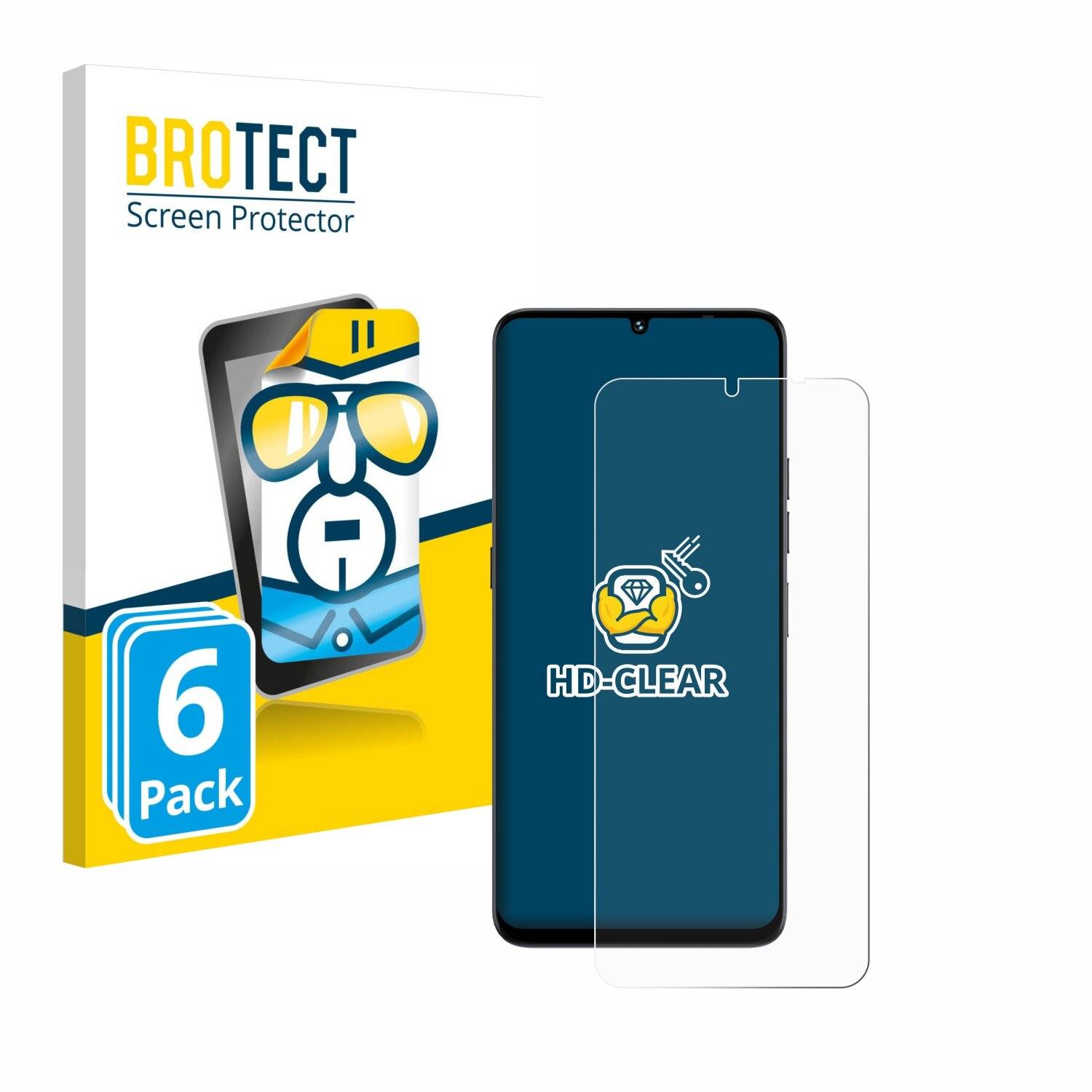 6x BROTECT Displayschutz-Folie für Umidigi G9