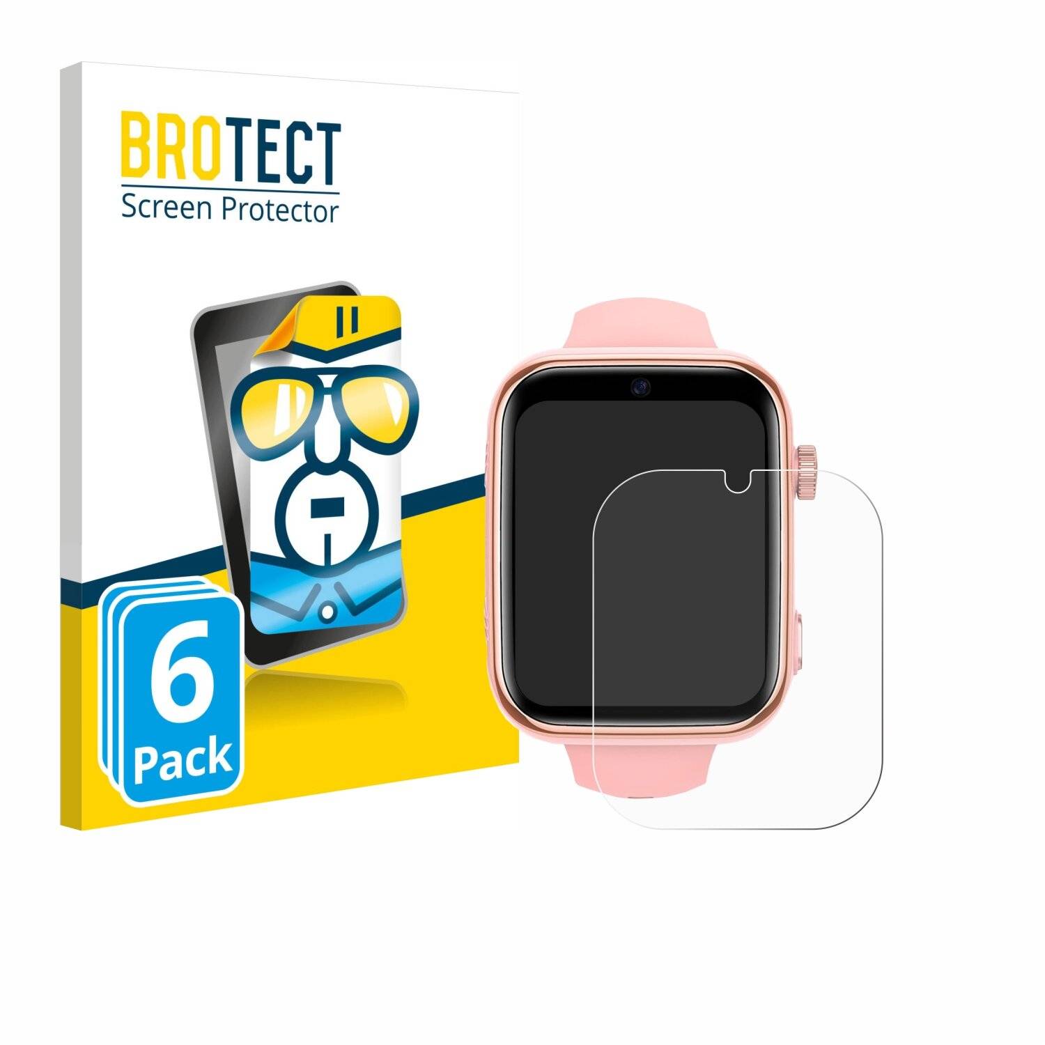 6x BROTECT Displayschutz-Folie für Akumaka 4G Kids