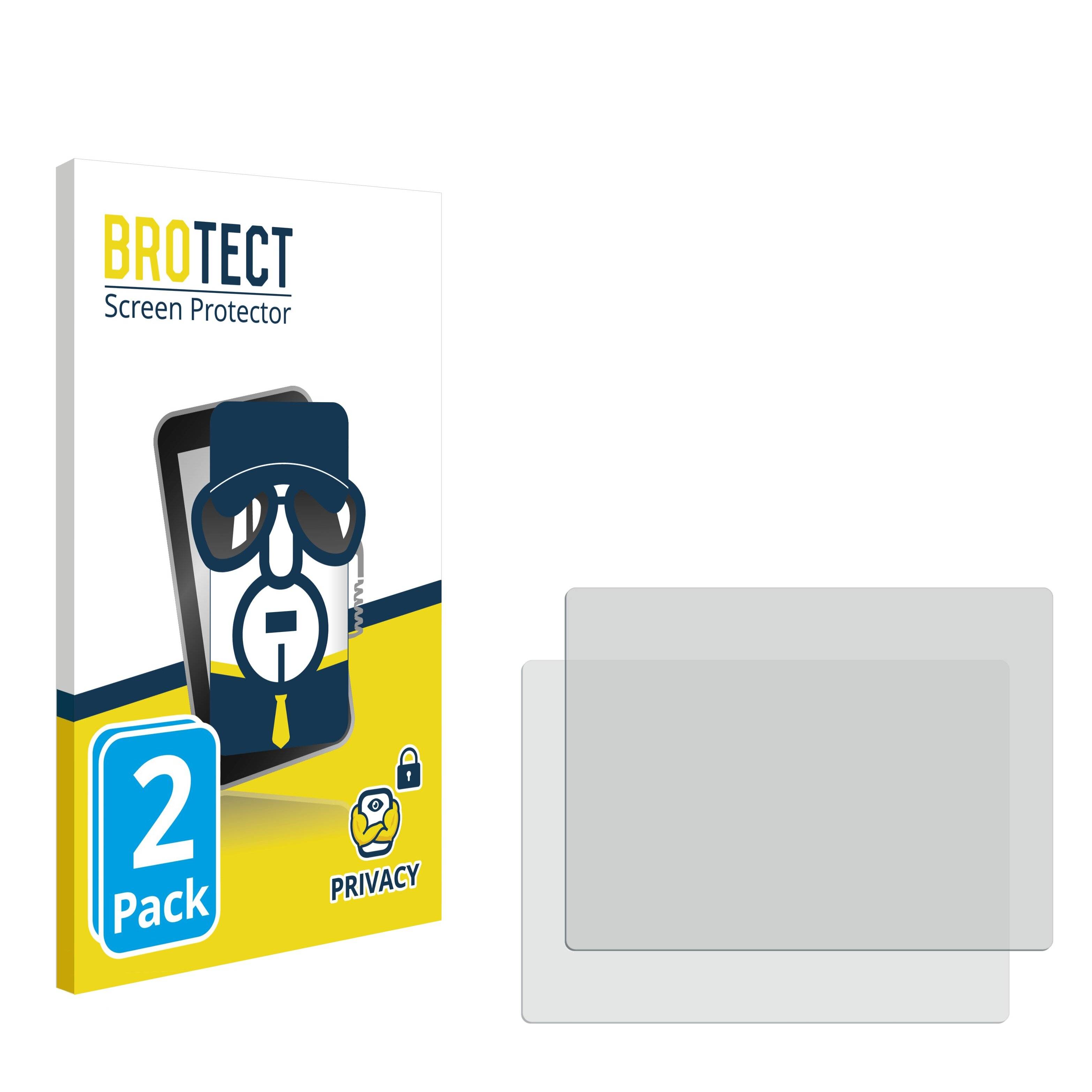 2x BROTECT Privacy Blickschutzfolie für Standardgrößen mit 2.5 Zoll Displays [50.59 mm x 38