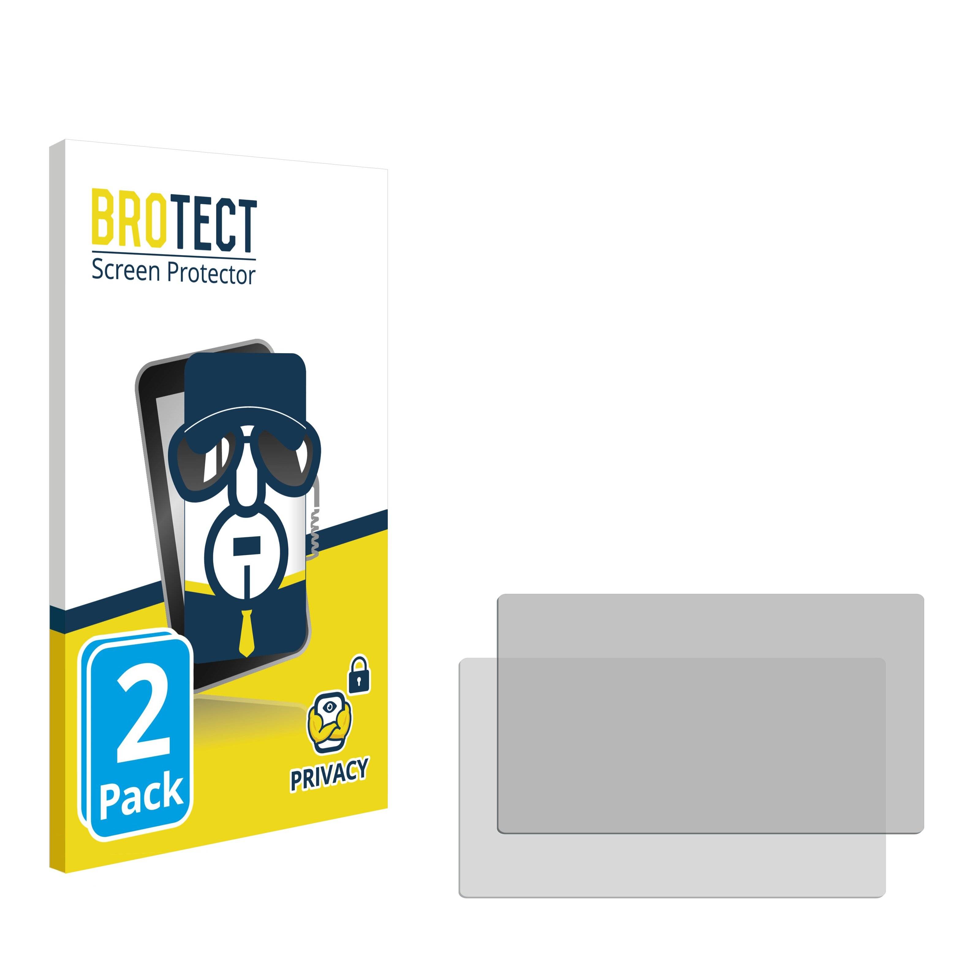 2x BROTECT Privacy Blickschutzfolie für Kameras mit 4 Zoll Displays [89 mm x 50.2 mm,