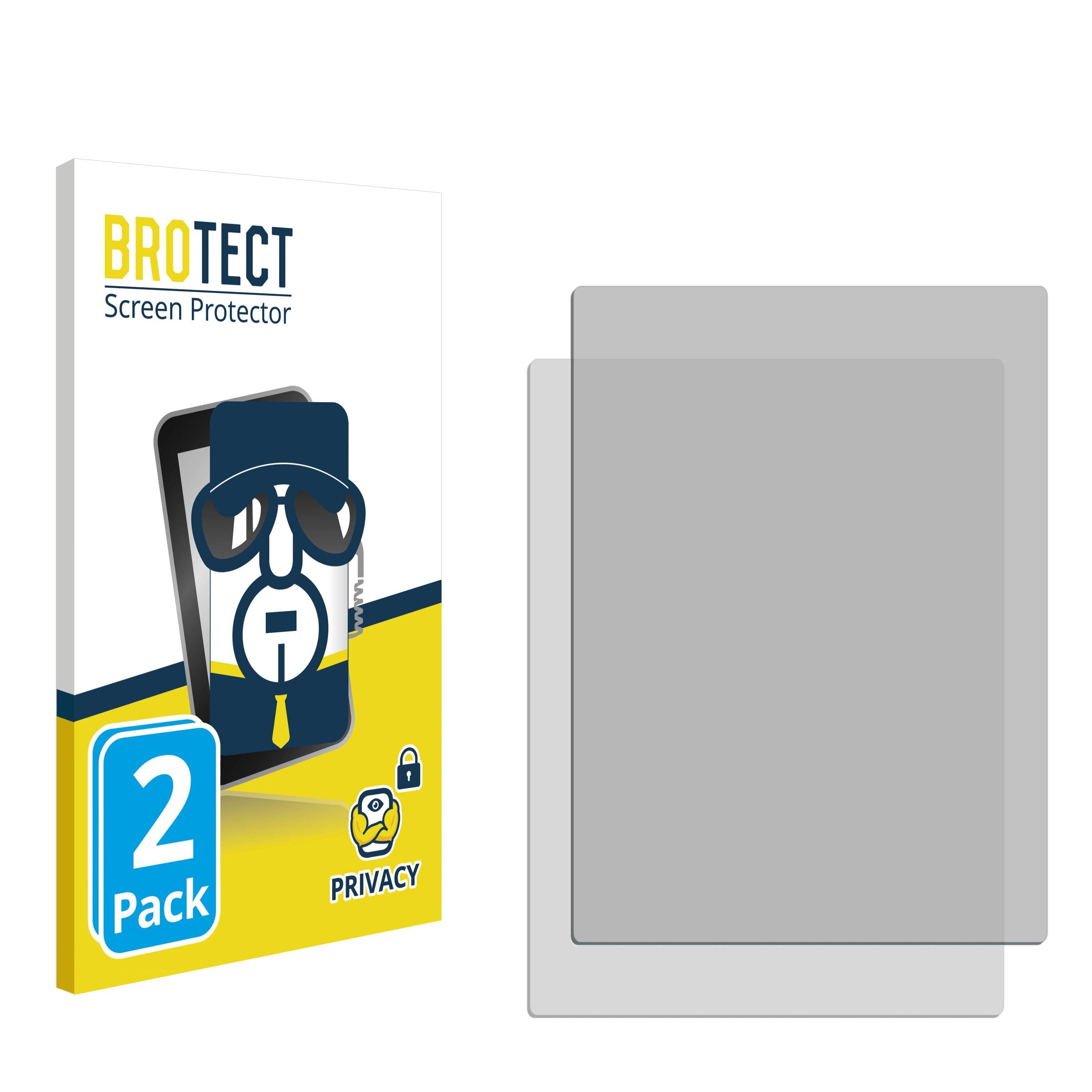2x BROTECT Privacy Blickschutzfolie für Kameras mit 3.5 Zoll Displays [51.1 mm x 71.1 mm,