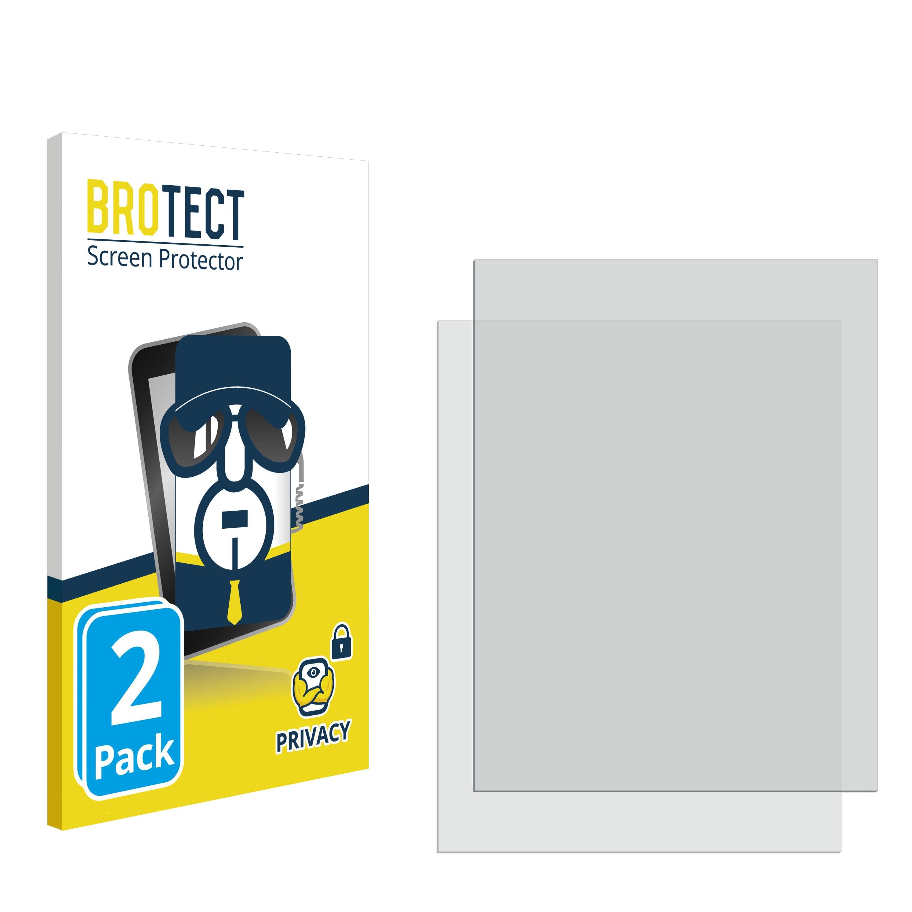 2x BROTECT Privacy Blickschutzfolie für Touch-Panel PCs mit 2.4 Zoll Displays [36.98 mm x