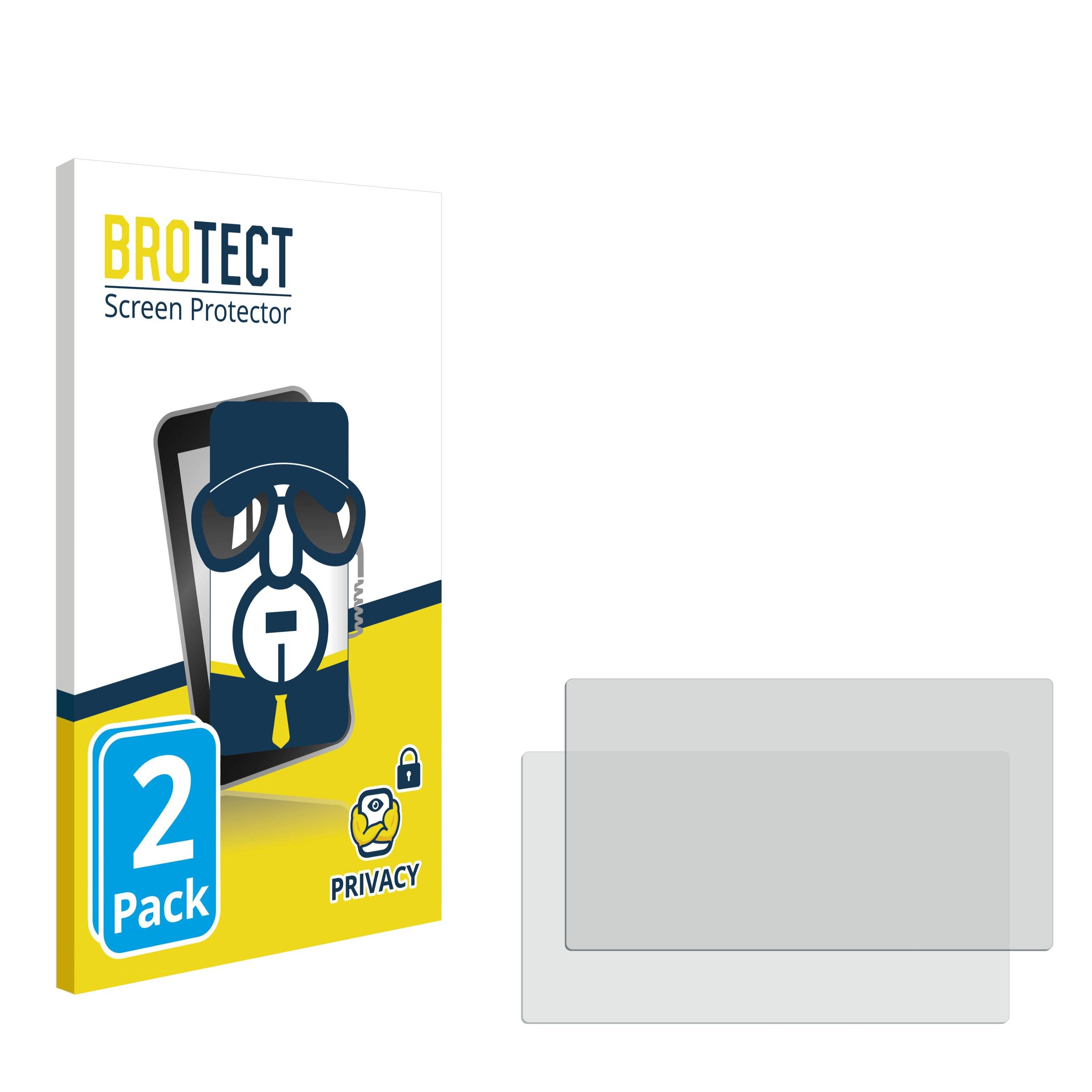 2x BROTECT Privacy Blickschutzfolie für Touch-Panel PCs mit 7 Zoll Displays [154.8 mm x 87