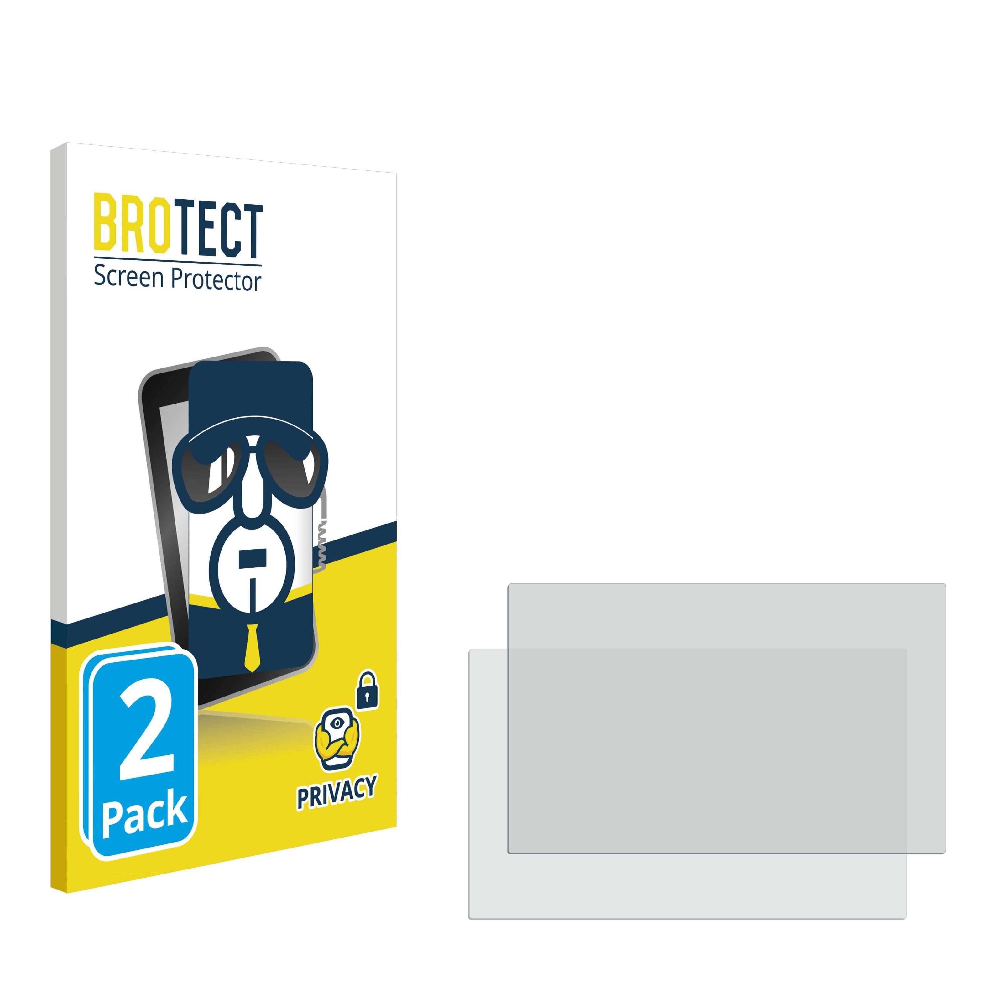 2x BROTECT Privacy Blickschutzfolie für Smartphones und Handys mit 5.6 Zoll Displays [122 mm
