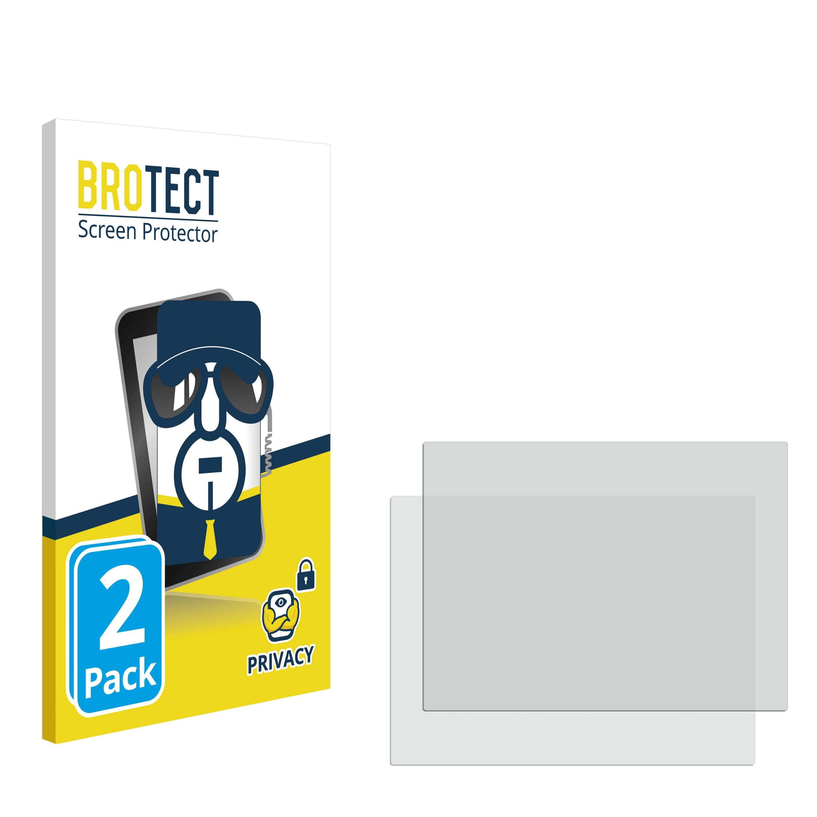2x BROTECT Privacy Blickschutzfolie für Touch-Panel PCs mit 2.7 Zoll Displays [55 mm x 41