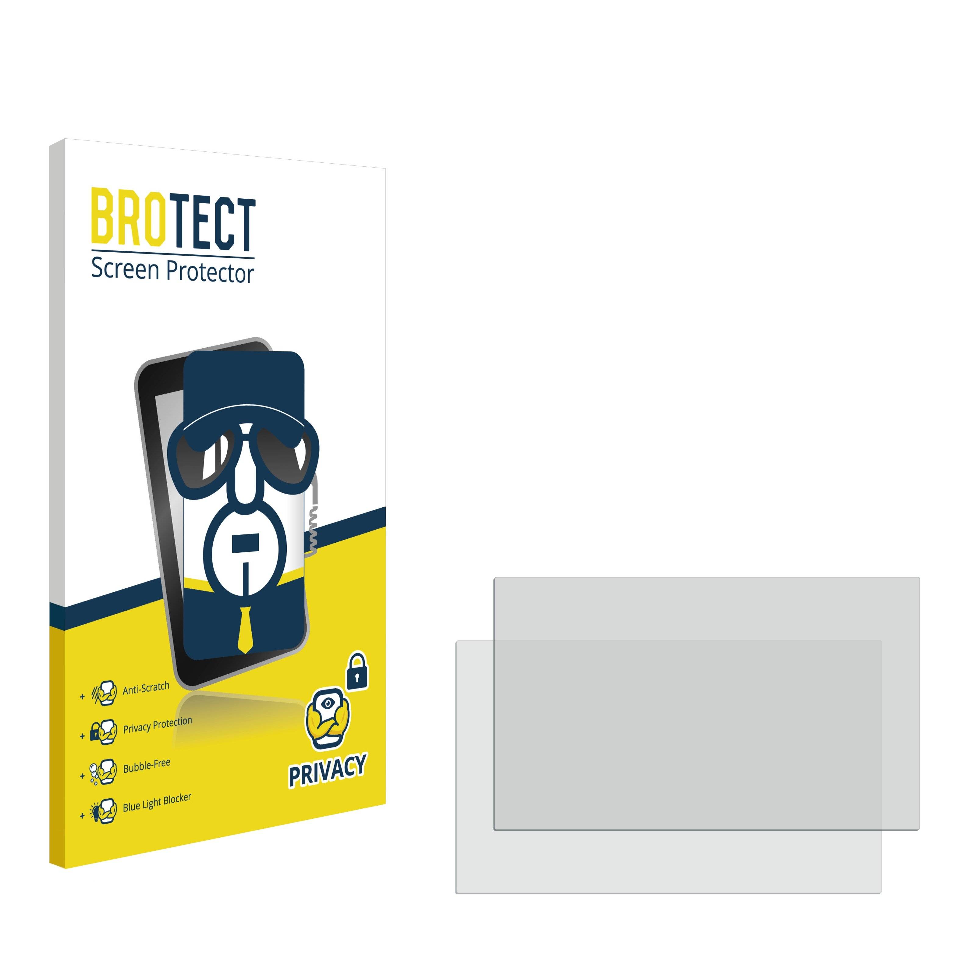 2x BROTECT Privacy Blickschutzfolie für Notebooks mit 10.6 Zoll Displays [230 mm x 138 mm,