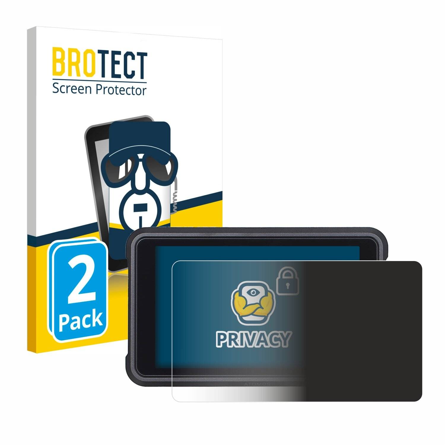 2x BROTECT Privacy Blickschutzfolie für Atomos Ninja
