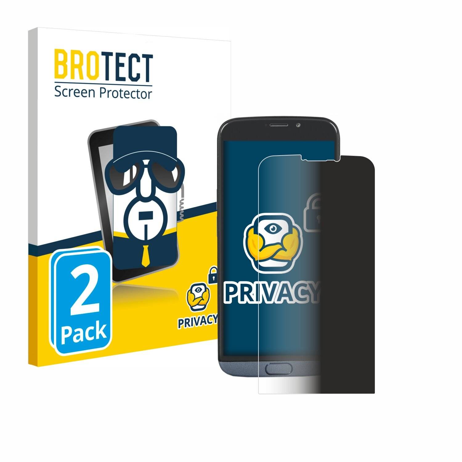 2x BROTECT Privacy Blickschutzfolie für Doro