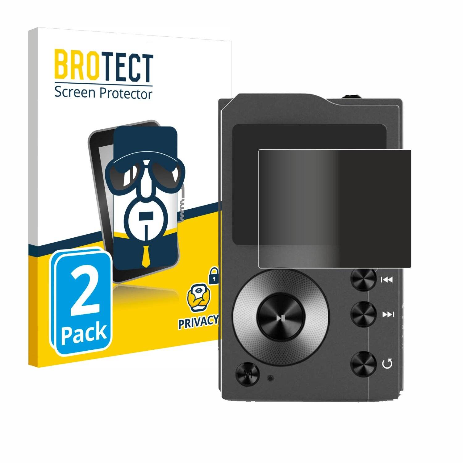 2x BROTECT Privacy Blickschutzfolie für Surfans