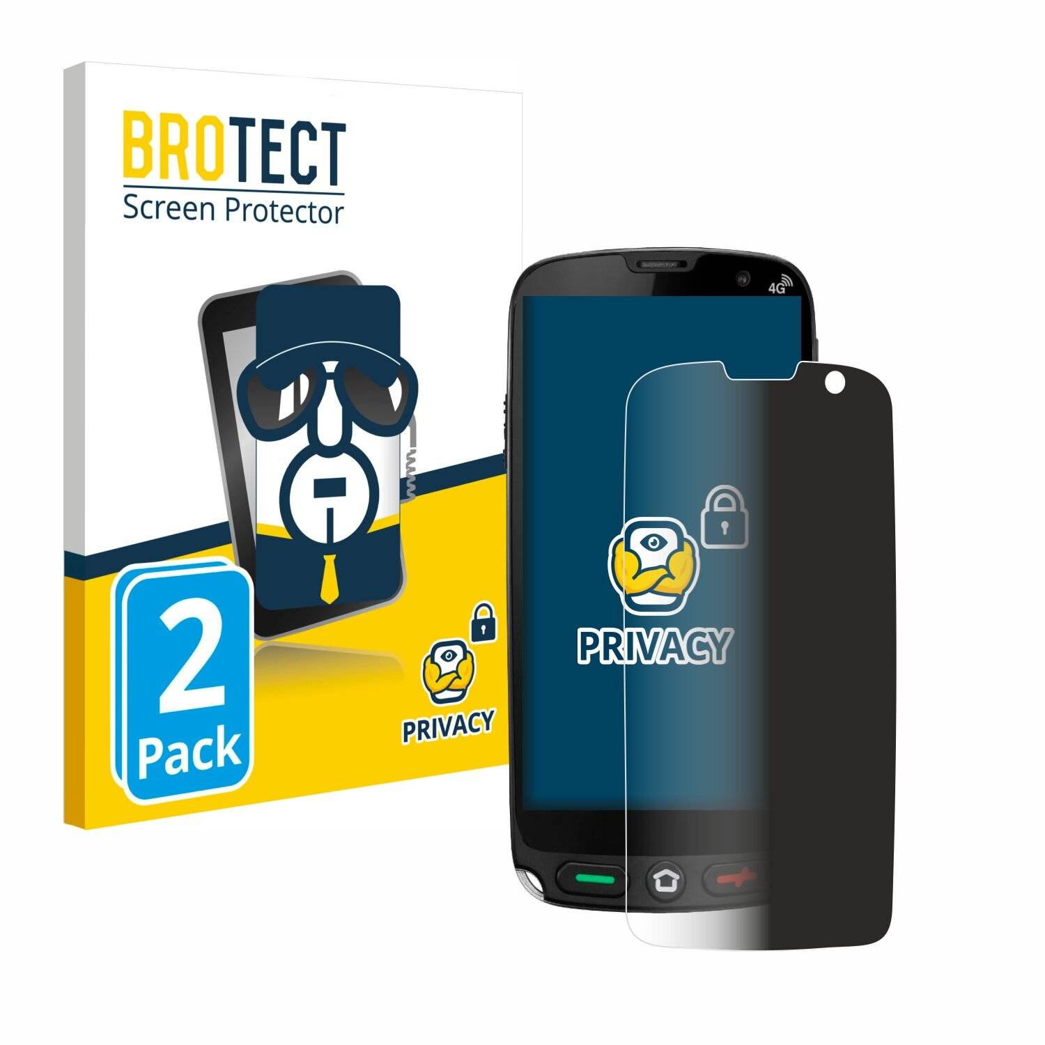 2x BROTECT Privacy Blickschutzfolie für Brondi Amico