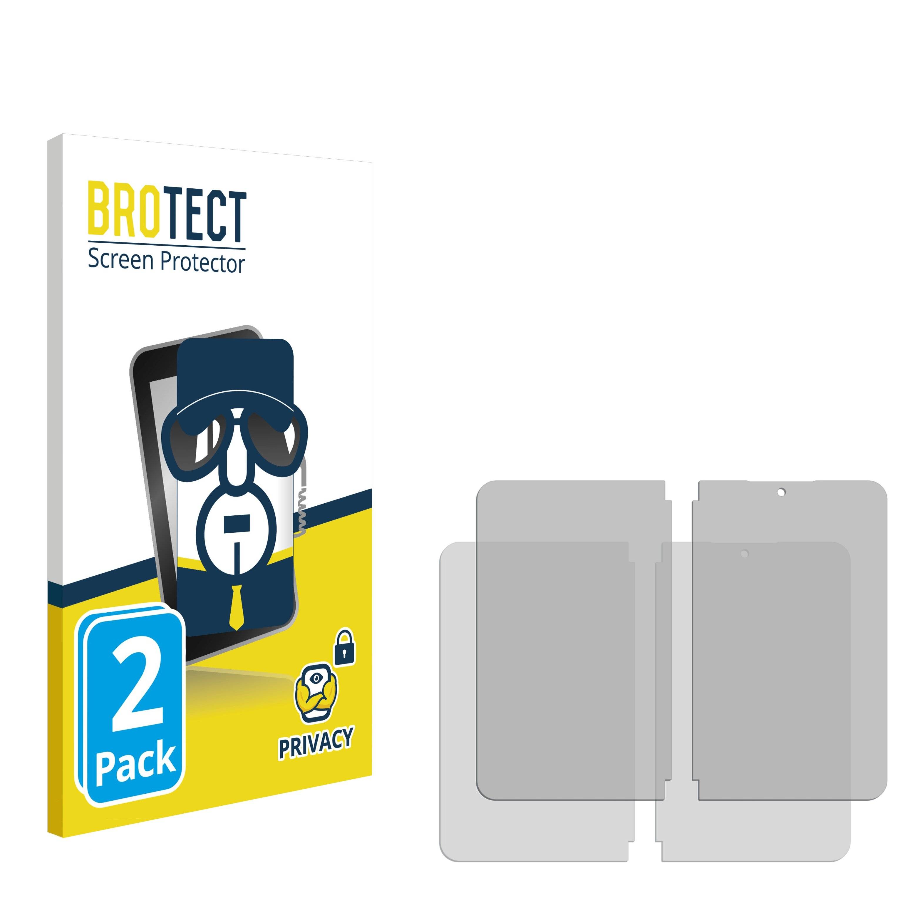 2x BROTECT Privacy Blickschutzfolie für Microsoft Surface Duo 2 (Inneres