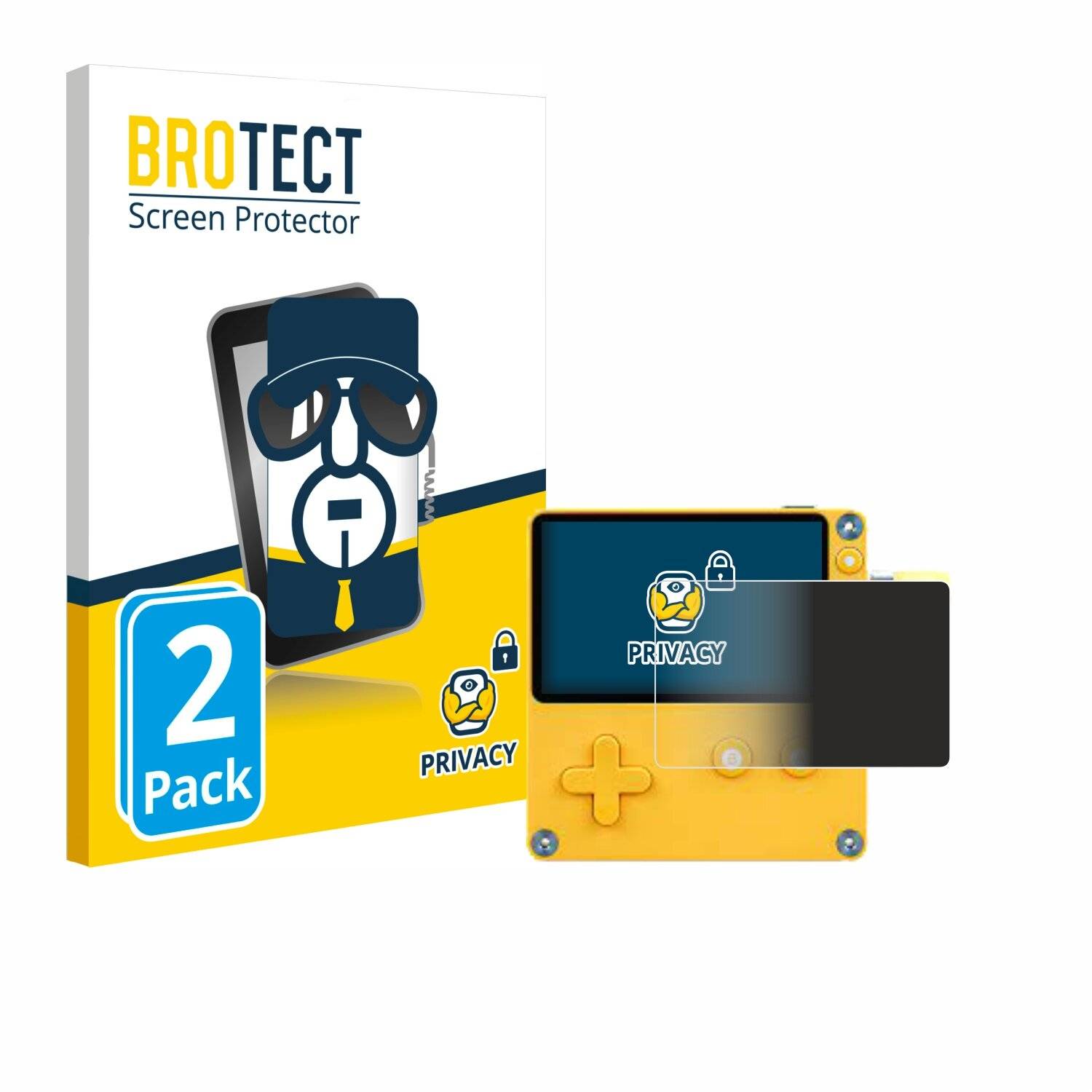 2x BROTECT Privacy Blickschutzfolie für Panic