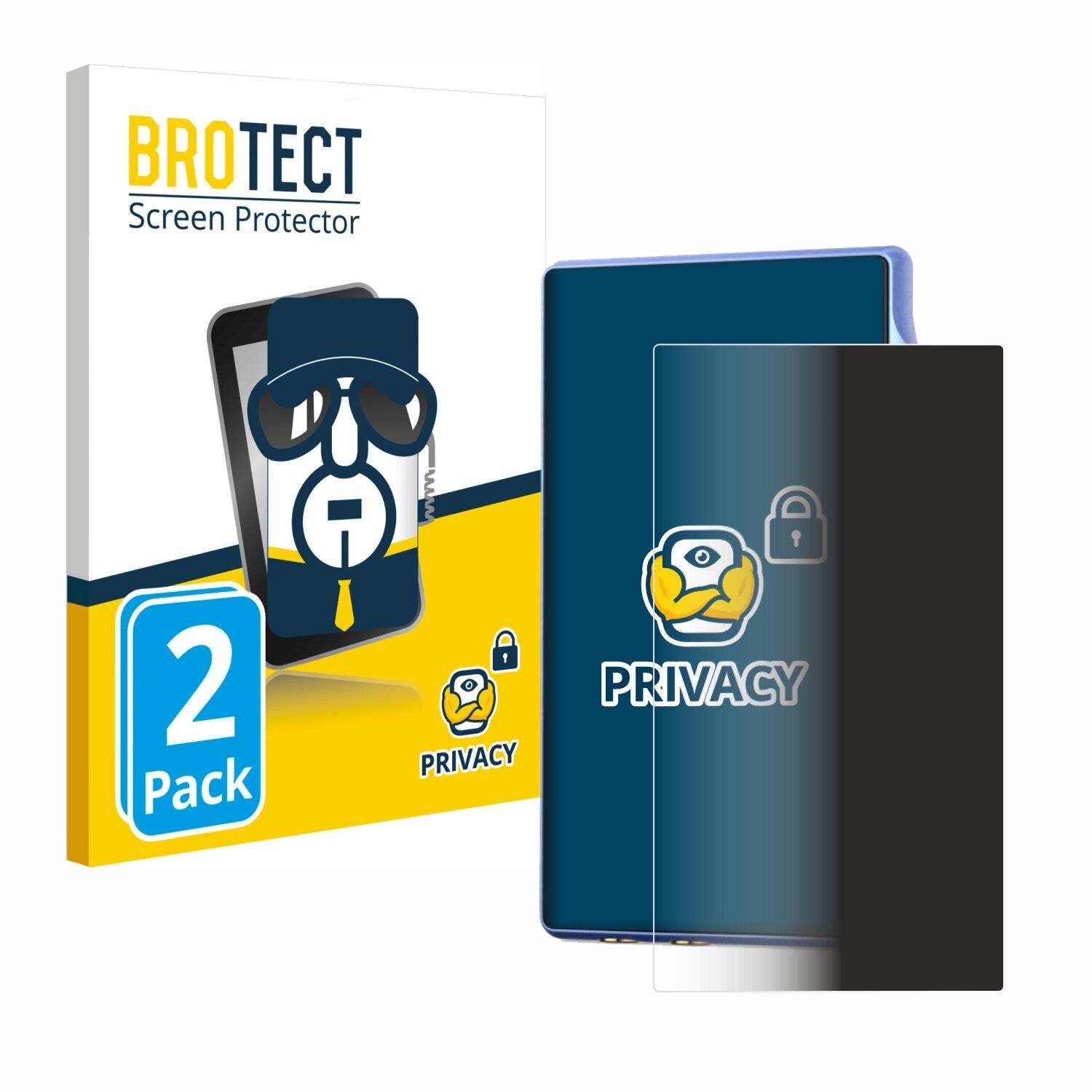 2x BROTECT Privacy Blickschutzfolie für iBasso