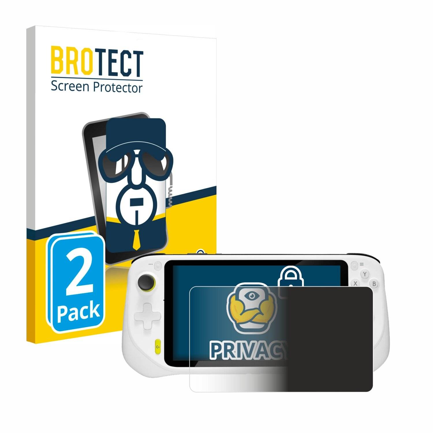 2x BROTECT Privacy Blickschutzfolie für Logitech G