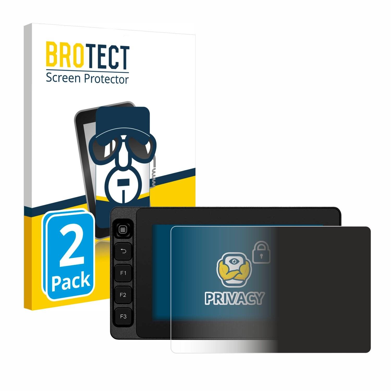 2x BROTECT Privacy Blickschutzfolie für SmallHD Ultra