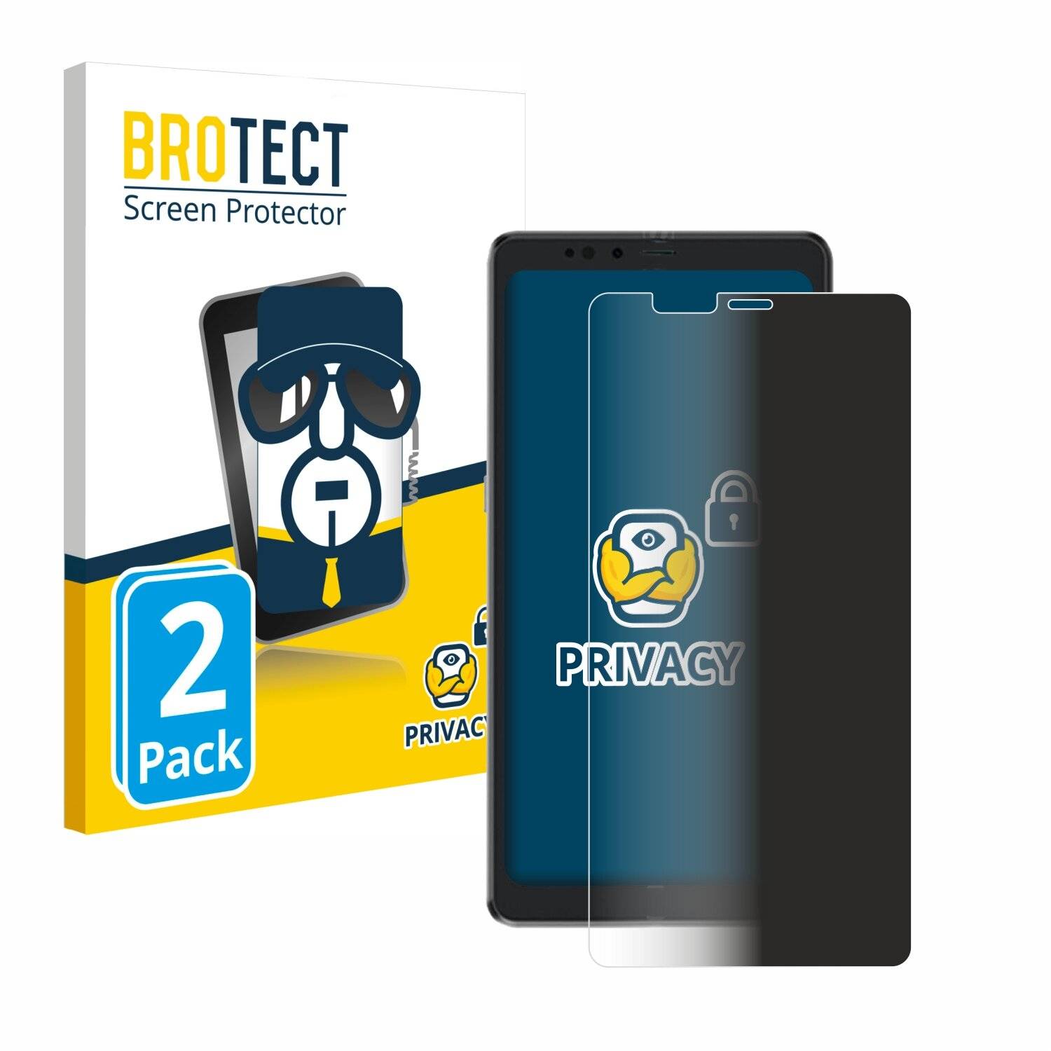 2x BROTECT Privacy Blickschutzfolie für Hisense