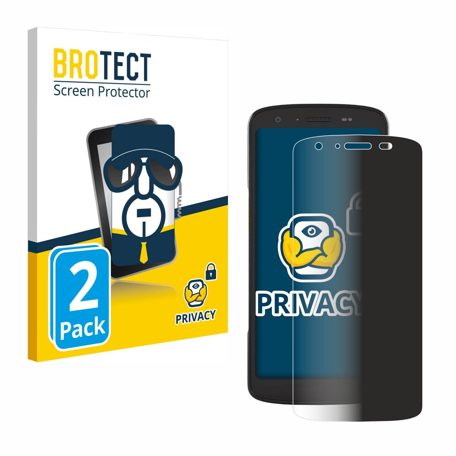 2x BROTECT Privacy Blickschutzfolie für Zebra