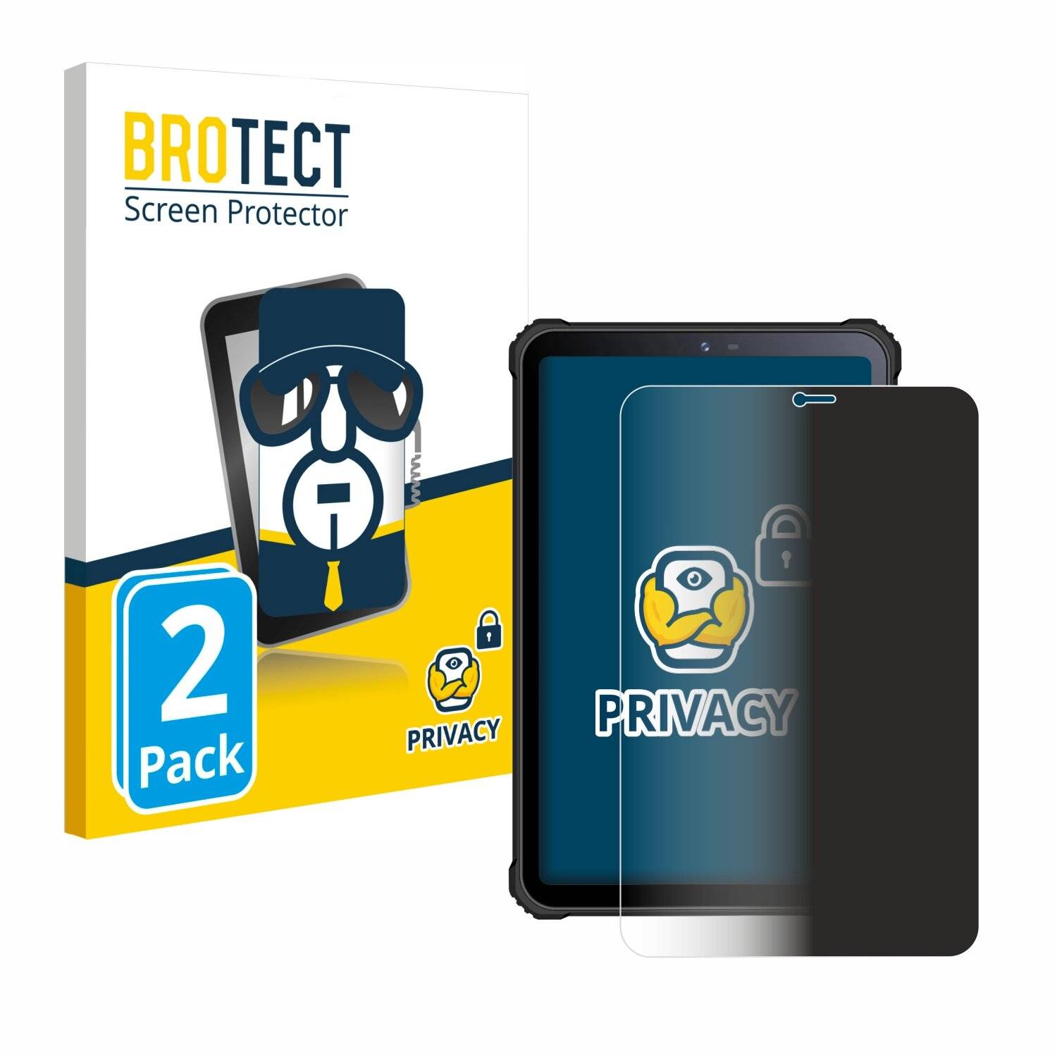 2x BROTECT Privacy Blickschutzfolie für Oukitel