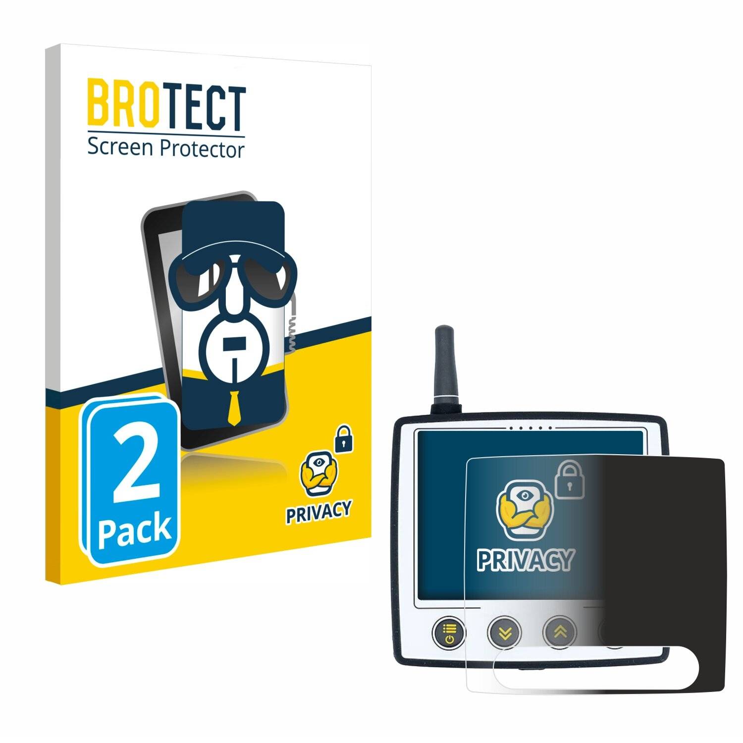 2x BROTECT Privacy Blickschutzfolie für Skytraxx