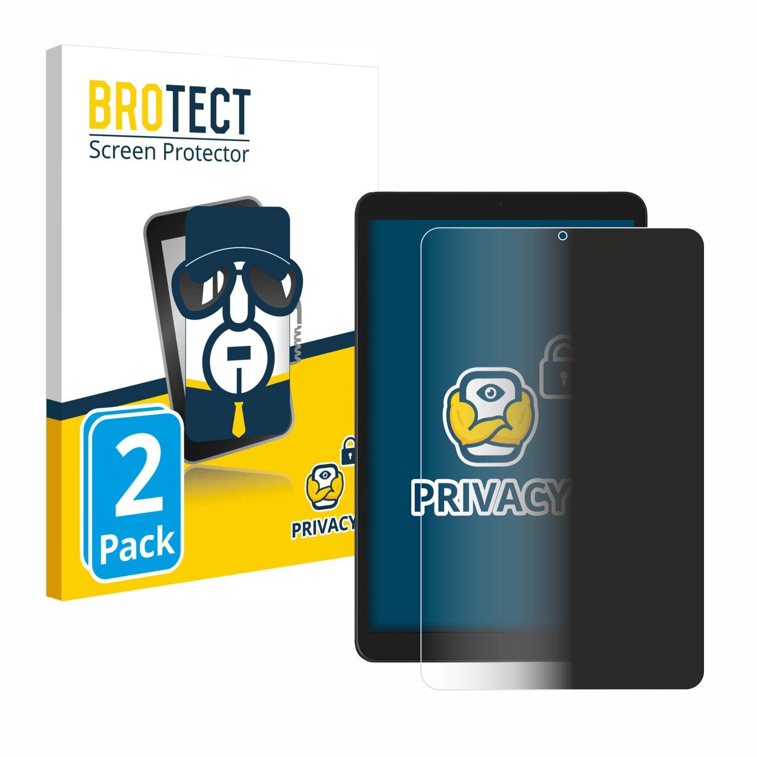 2x BROTECT Privacy Blickschutzfolie für Doogee T20