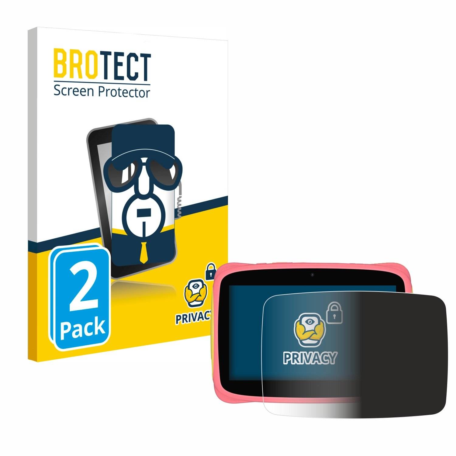 2x BROTECT Privacy Blickschutzfolie für Blackview Tab 3