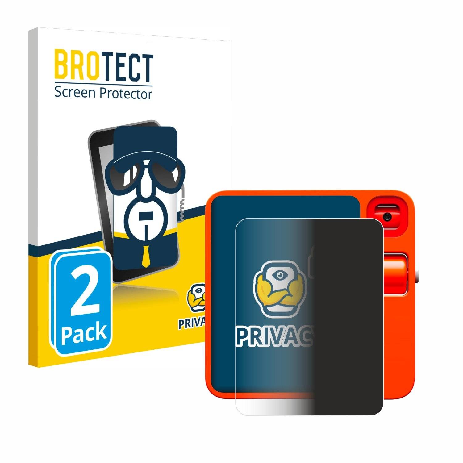 2x BROTECT Privacy Blickschutzfolie für rabbit
