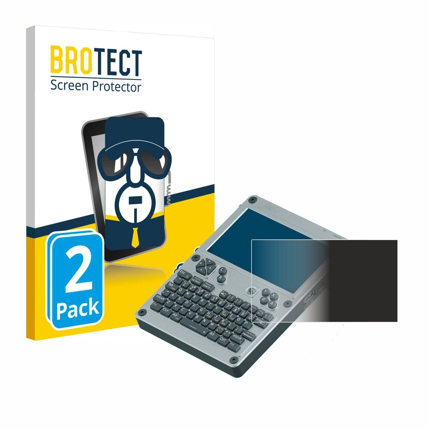 2x BROTECT Privacy Blickschutzfolie für ClockworkPi uConsole Kit RPI-CM4