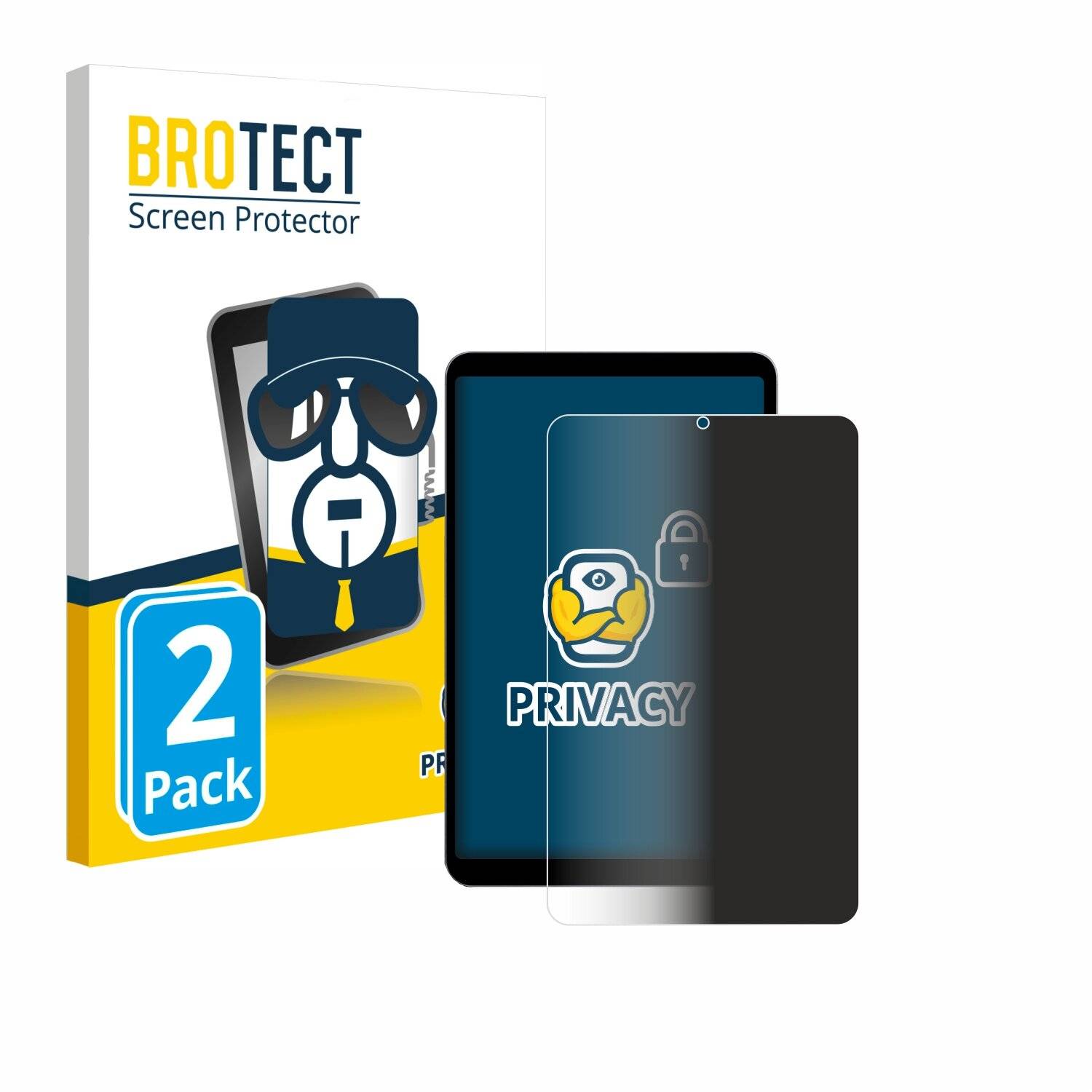 2x BROTECT Privacy Blickschutzfolie für Alldocube iPlay 50 mini