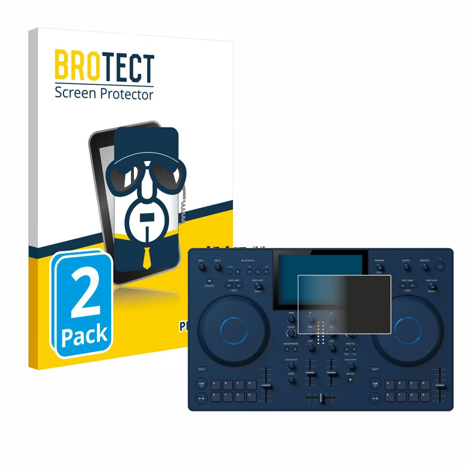 2x BROTECT Privacy Blickschutzfolie für AlphaTheta
