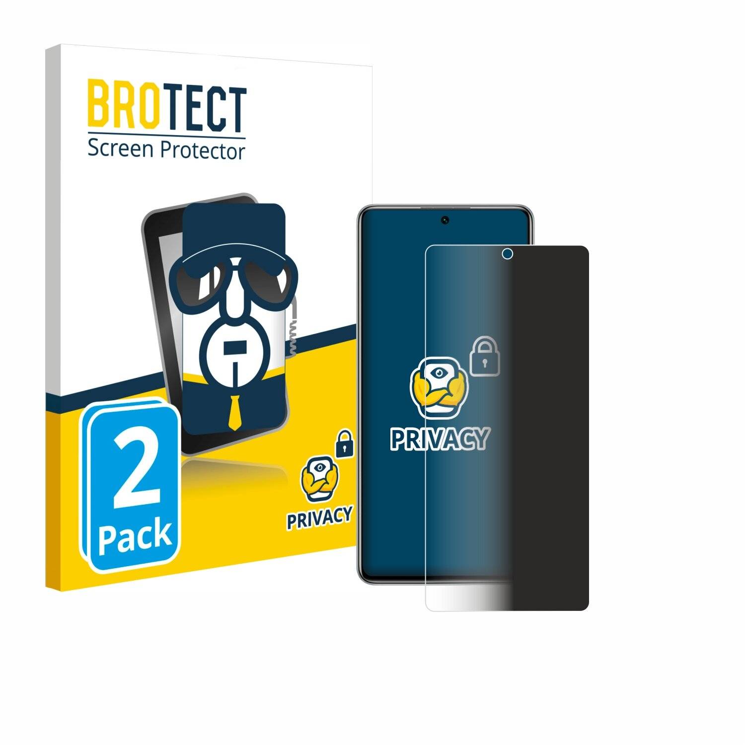 2x BROTECT Privacy Blickschutzfolie für Xiaomi 11T