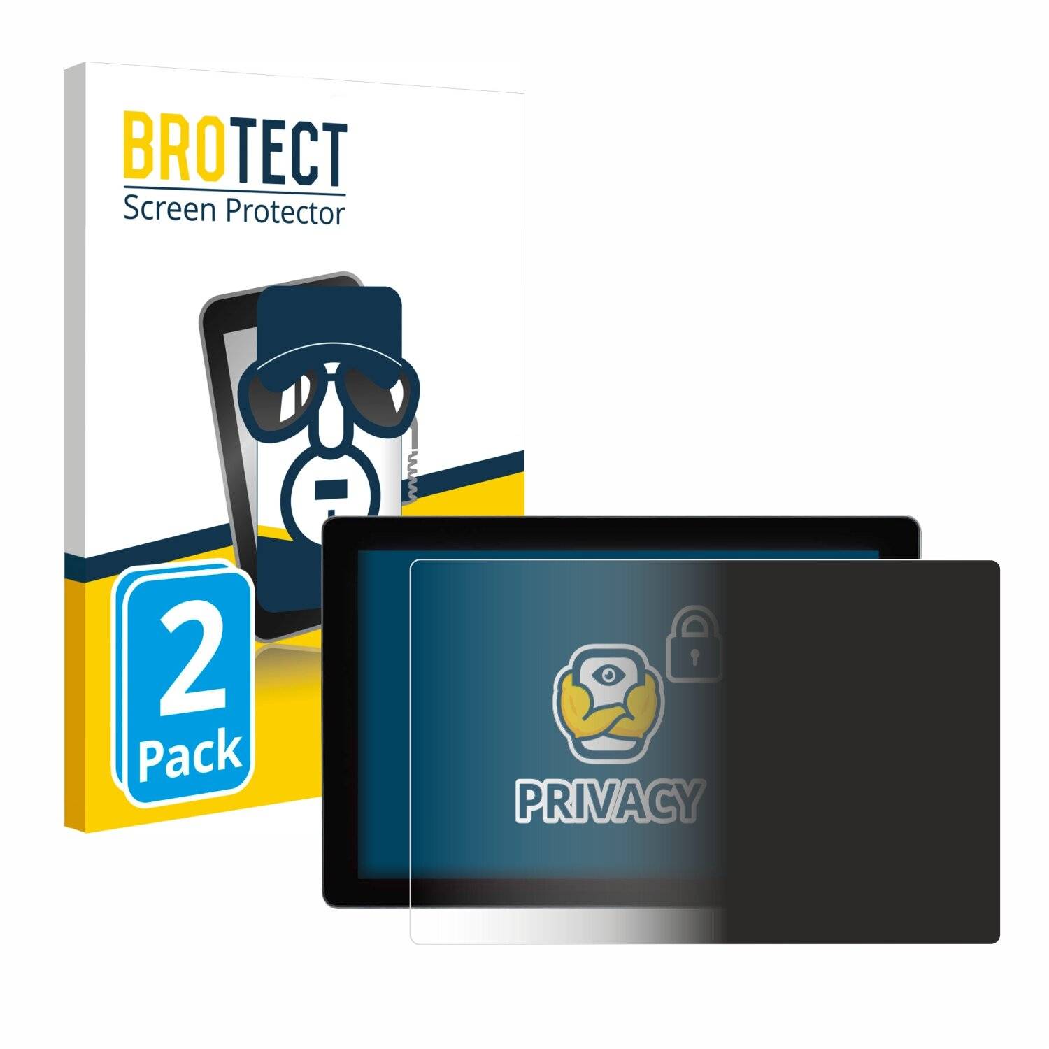 2x BROTECT Privacy Blickschutzfolie für SmallHD Indie