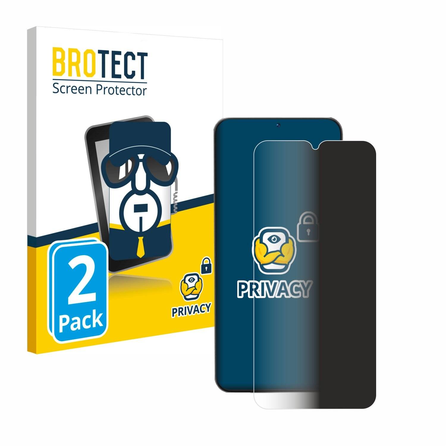 2x BROTECT Privacy Blickschutzfolie für Doogee