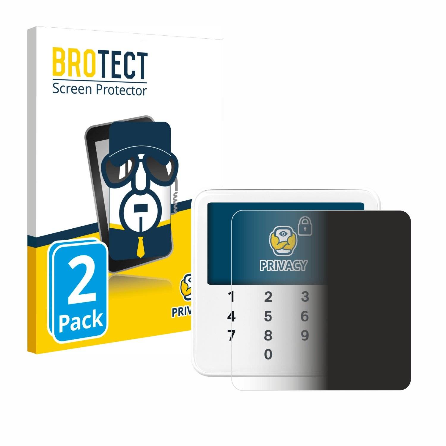 2x BROTECT Privacy Blickschutzfolie für SumUp Solo