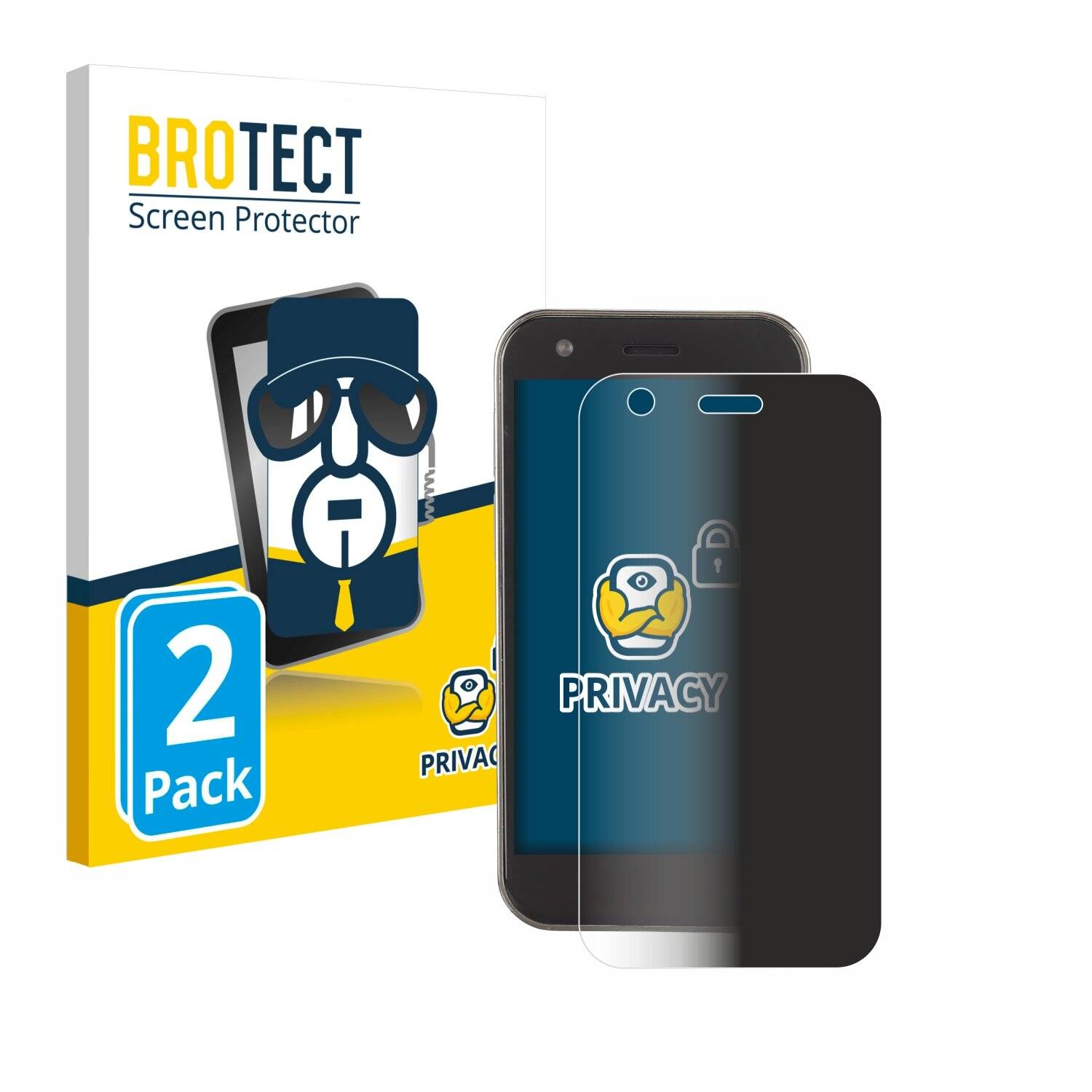 2x BROTECT Privacy Blickschutzfolie für Soyes