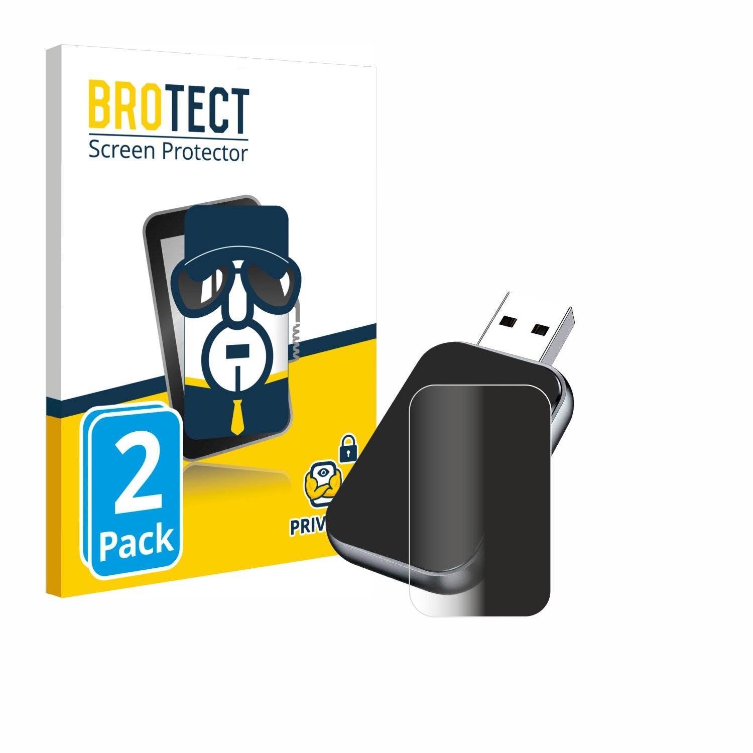 2x BROTECT Privacy Blickschutzfolie für Aizeo