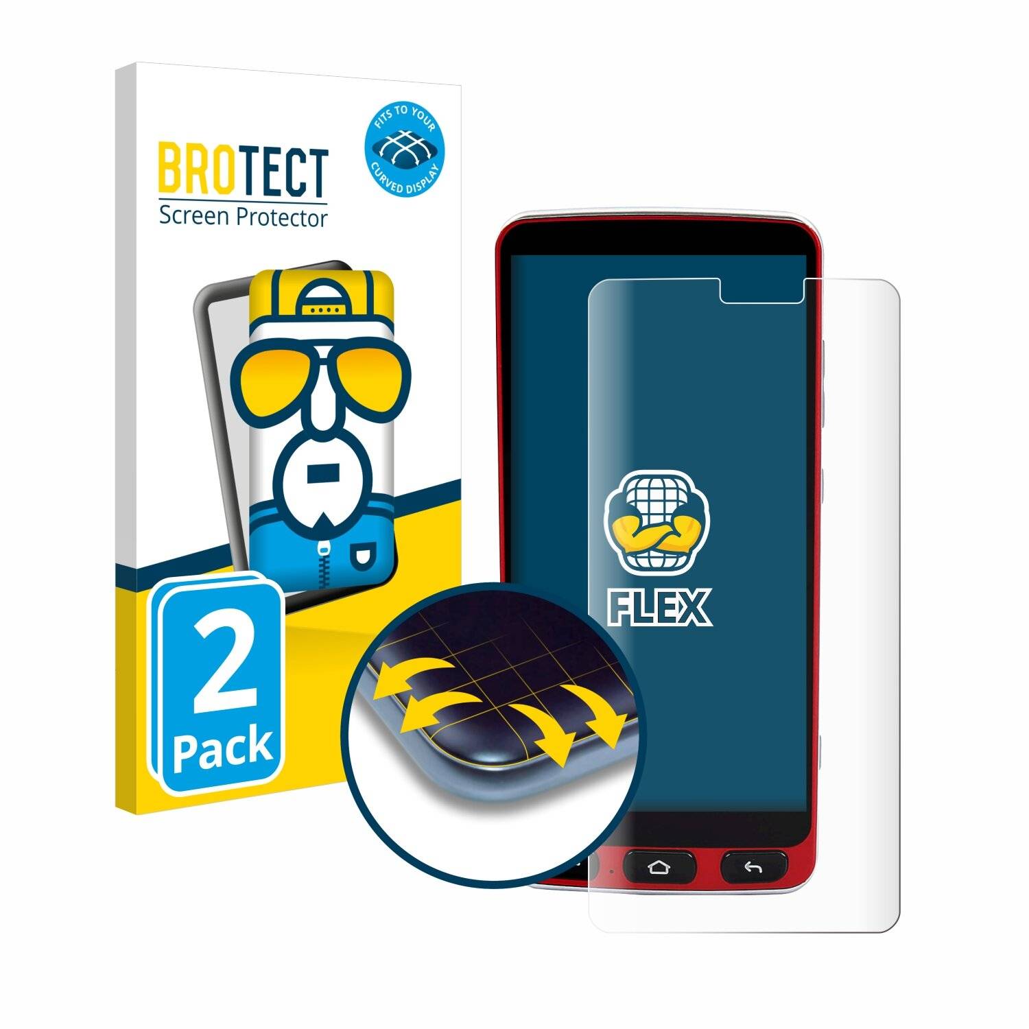 2x BROTECT Flex Full-Screen Folie für Olympia Neo