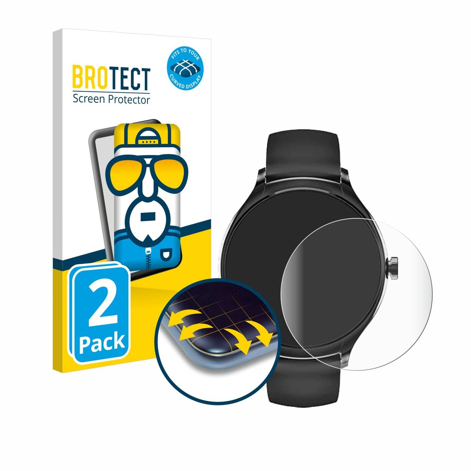 2x BROTECT Flex Full-Screen Folie für Pireware Harmony