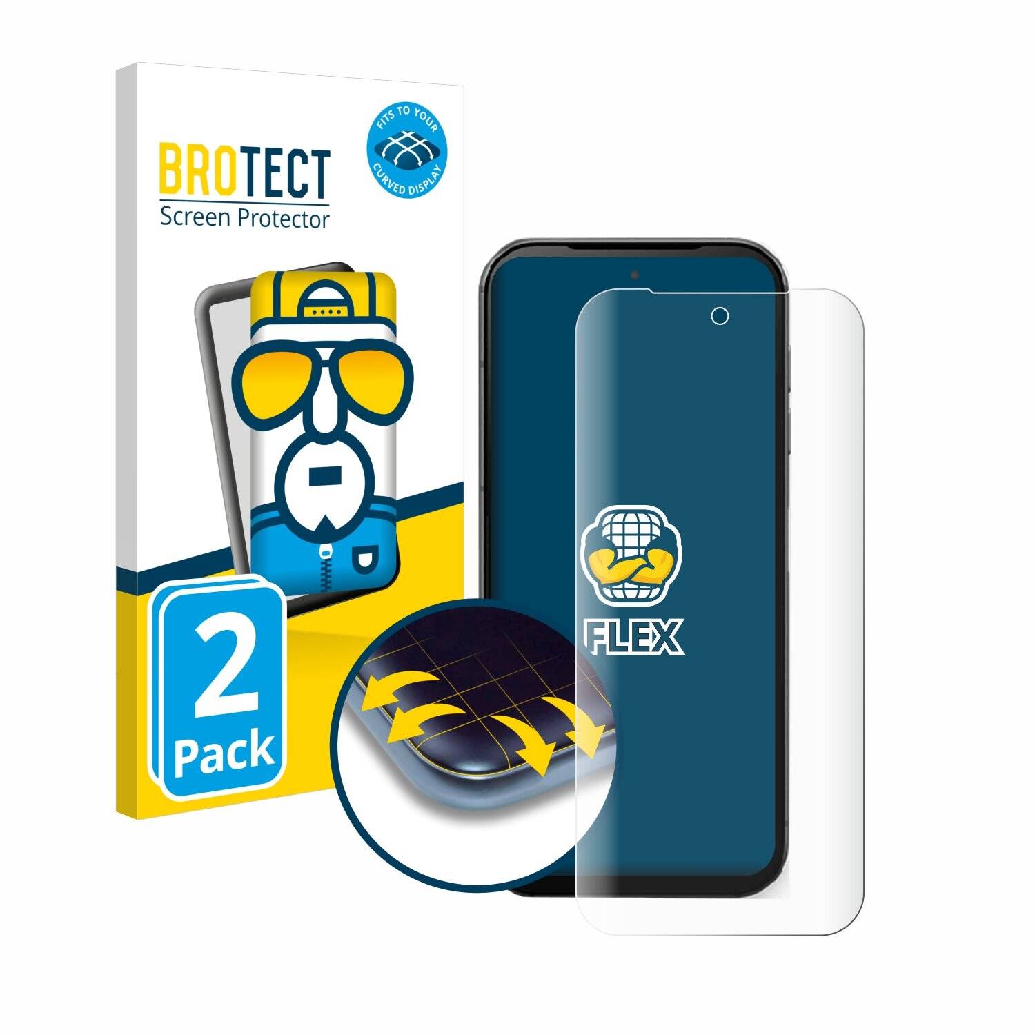 2x BROTECT Flex Full-Screen Folie für Fairphone