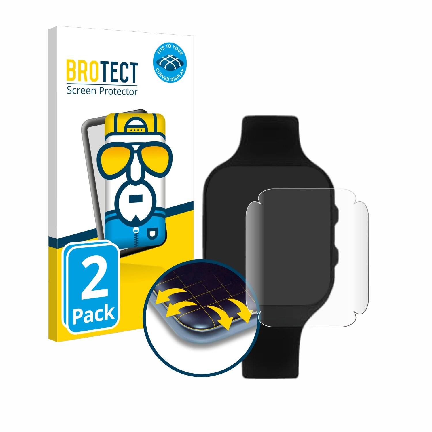 2x BROTECT Flex Full-Screen Folie für Ben Nevis