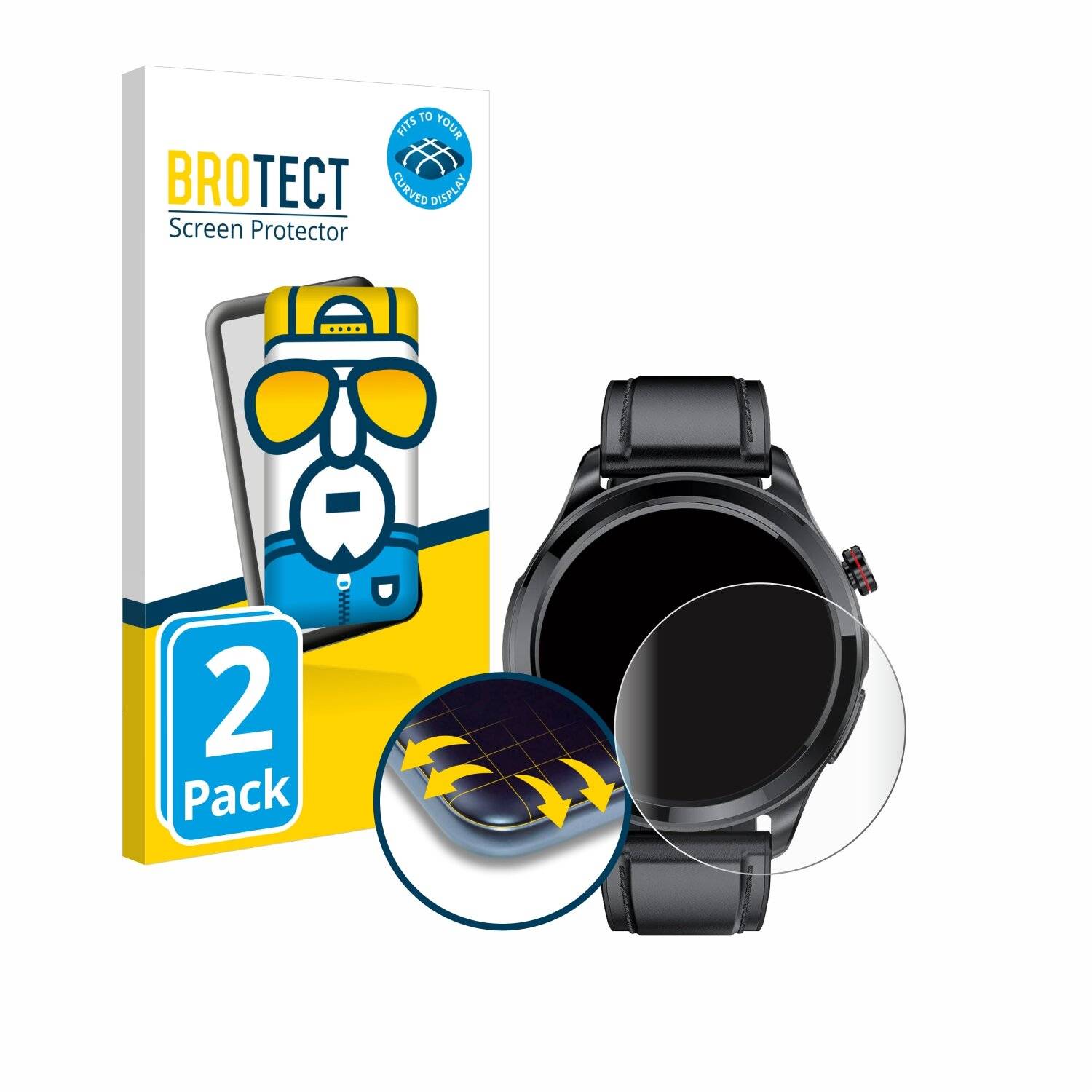 2x BROTECT Flex Full-Screen Folie für Kardena Care Pro