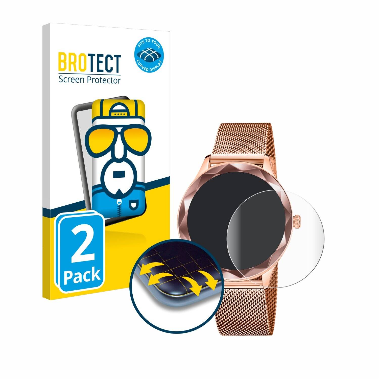 2x BROTECT Flex Full-Screen Folie für Lotus SMARTIME